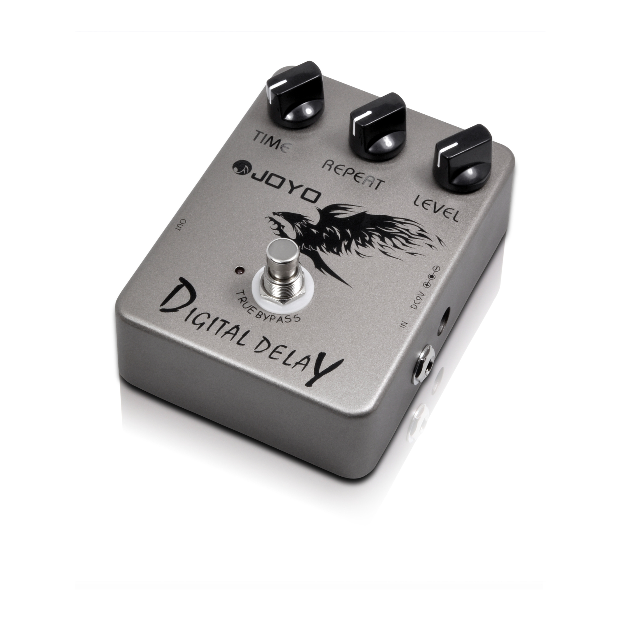 JOYO JF-08 Digital Delay Guitar Effect Pedal - True Bypass DC 9V and Battery Supported