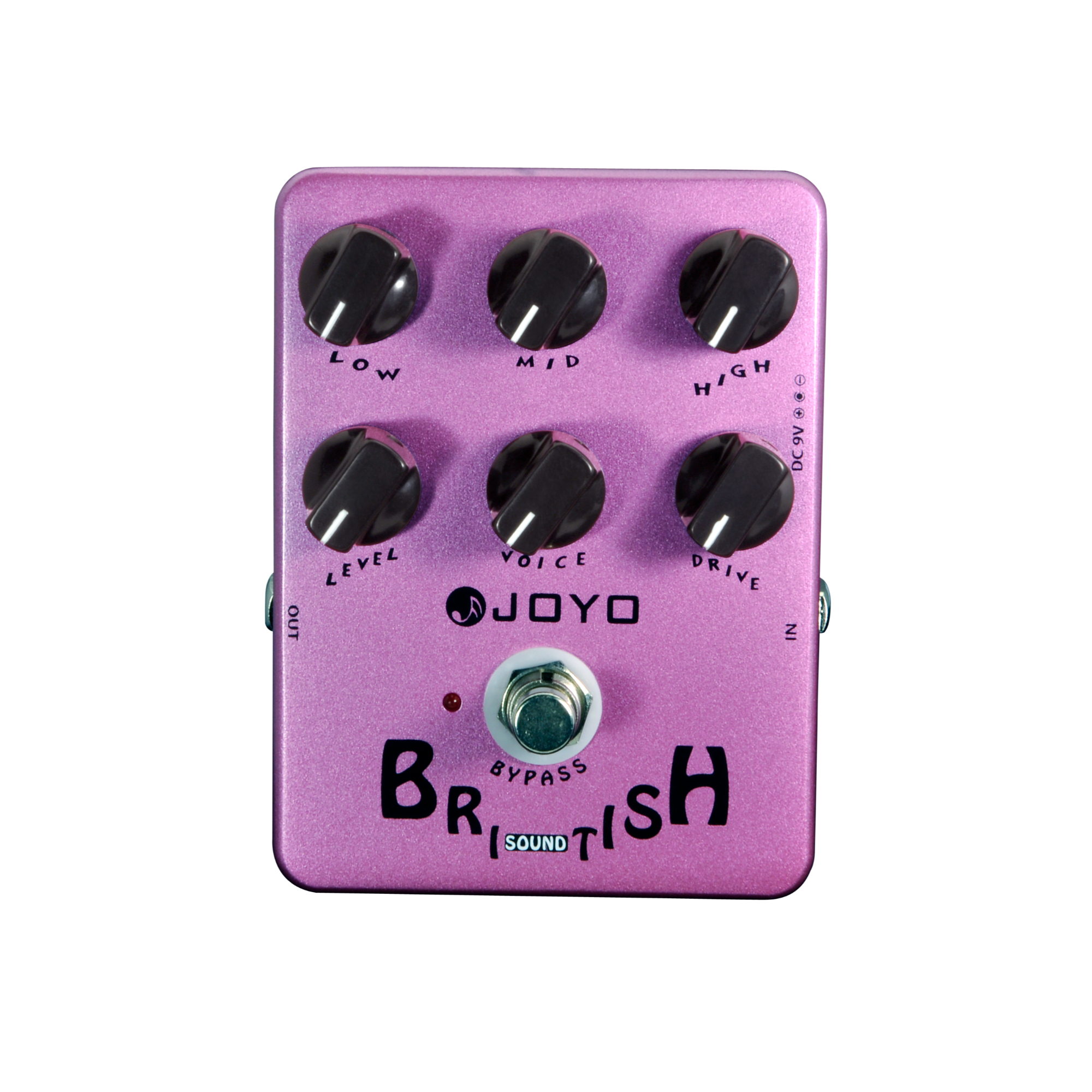 JOYO JF-16 British Sound Guitar Effect Pedal Amp Simulator - Bypass DC 9V and Battery Supported