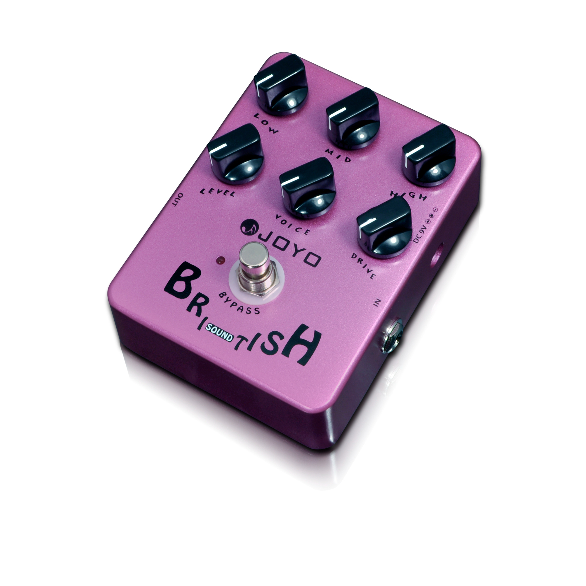 JOYO JF-16 British Sound Guitar Effect Pedal Amp Simulator - Bypass DC 9V and Battery Supported