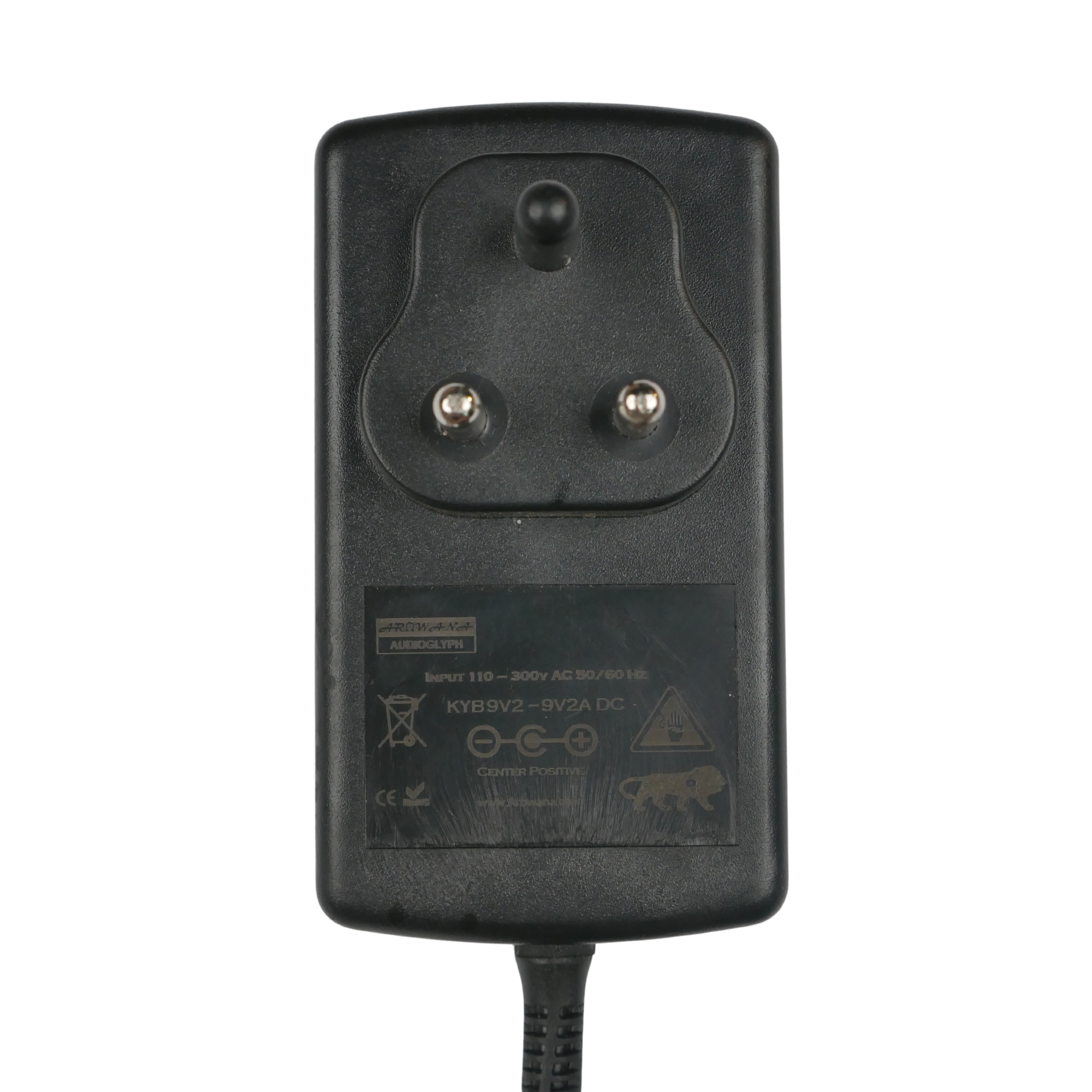 KYB9V2 Studio Grade Center Positive 9V 2A Power Supply for Keboards Synthesizers  Preamps