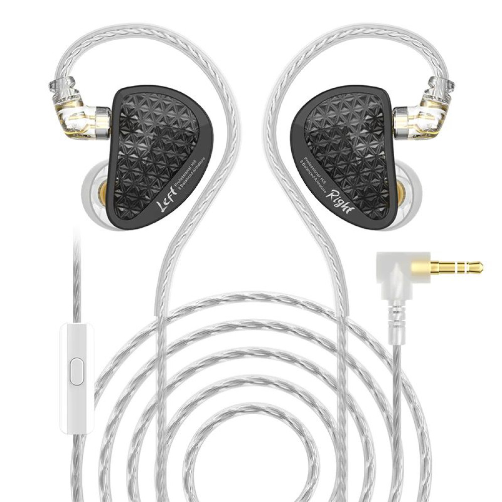 Image of KZ AS16 Pro Black All-BA In Ear Monitor 16 Drivers