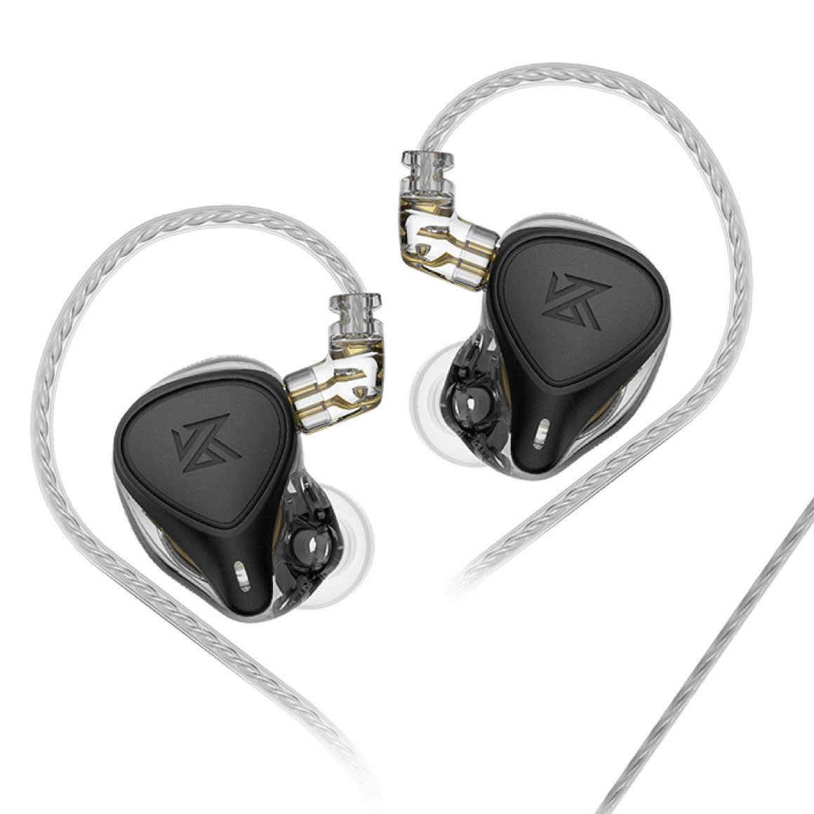 Aviation-grade zinc alloy faceplate detail on the KZ ZEX Pro
