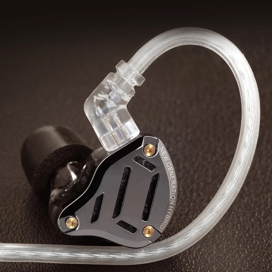 Faceplate and transparent shell detail on the KZ ZS10 Pro 2