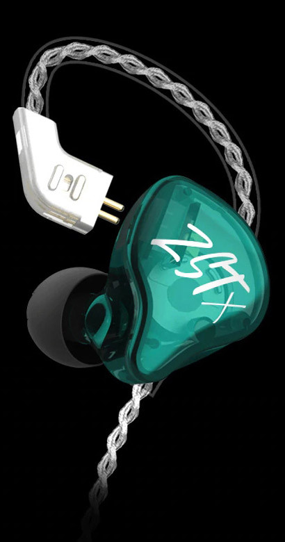 KZ ZST X in Cyan