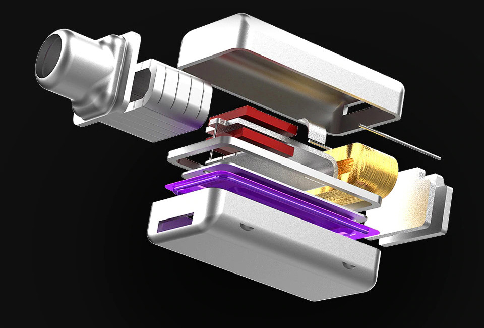 30095 balanced armature driver exploded diagram for the KZ ZST X
