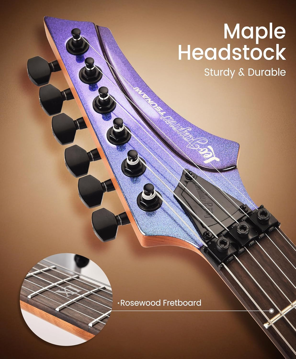 Mahogany Body Roasted Maple Neck 24-Fret Rosewood Board