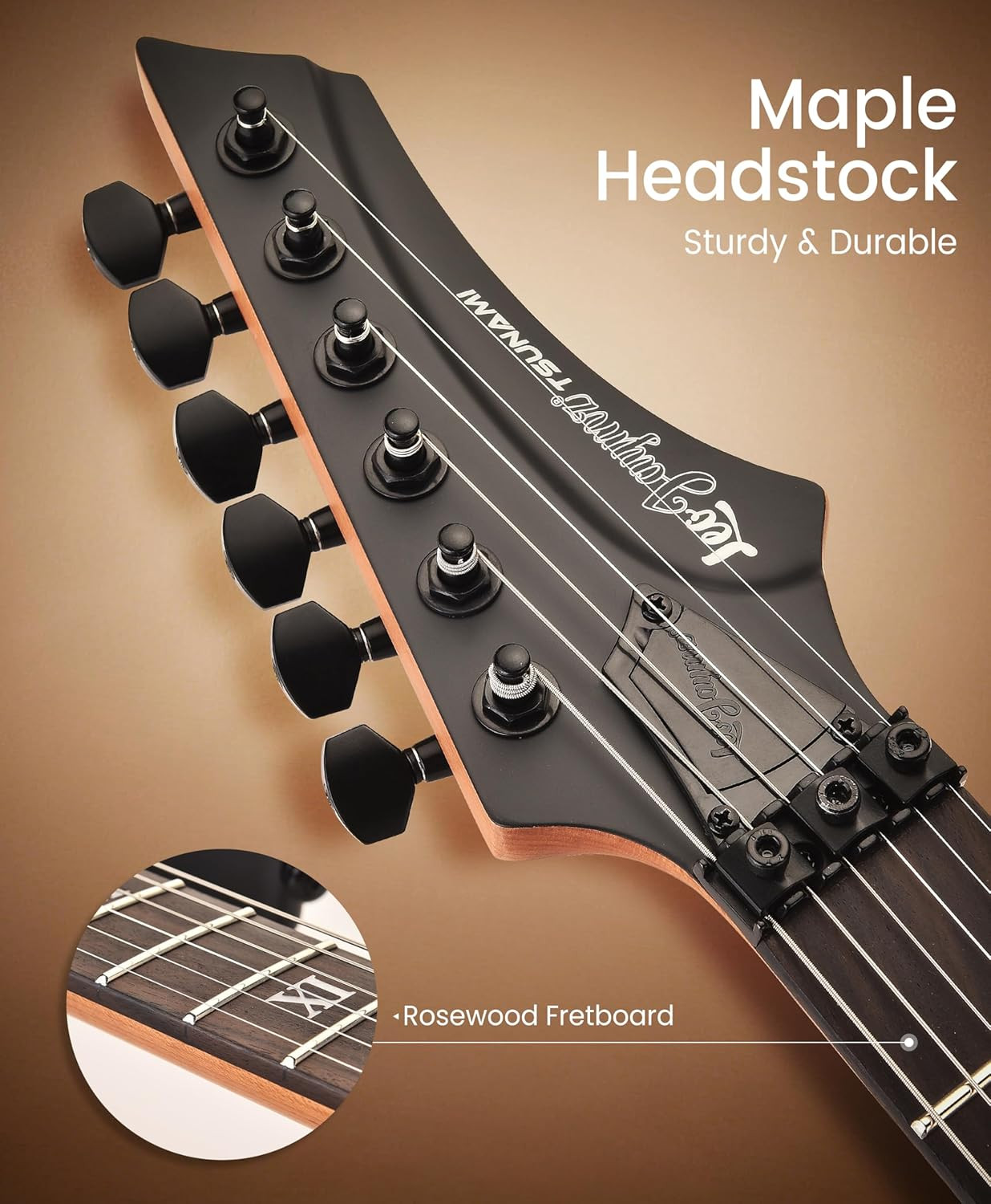 Mahogany Body Roasted Maple Neck 24-Fret Rosewood Board