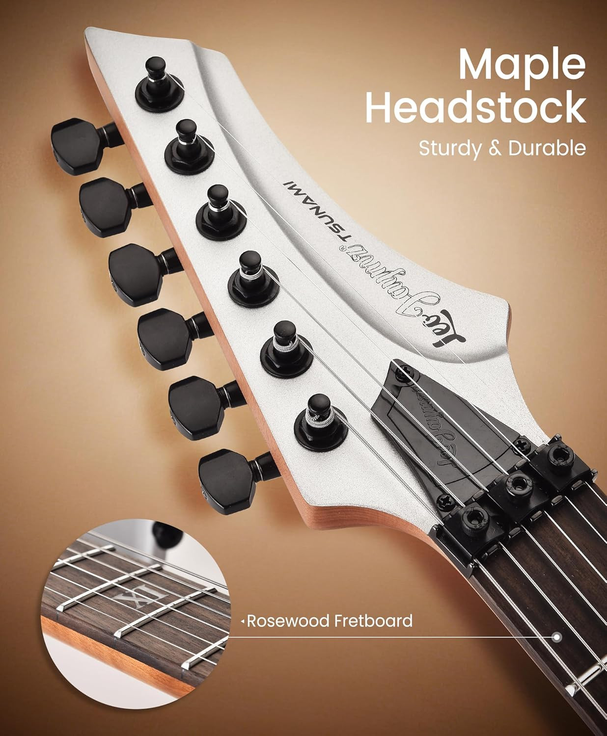 Mahogany Body Roasted Maple Neck 24-Fret Rosewood Board
