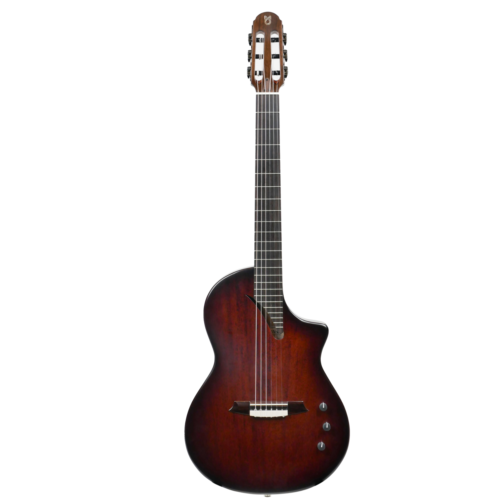 MARTINEZ Hispania Satin with EQ all solid modern semi-acoustic classical guitar with effects