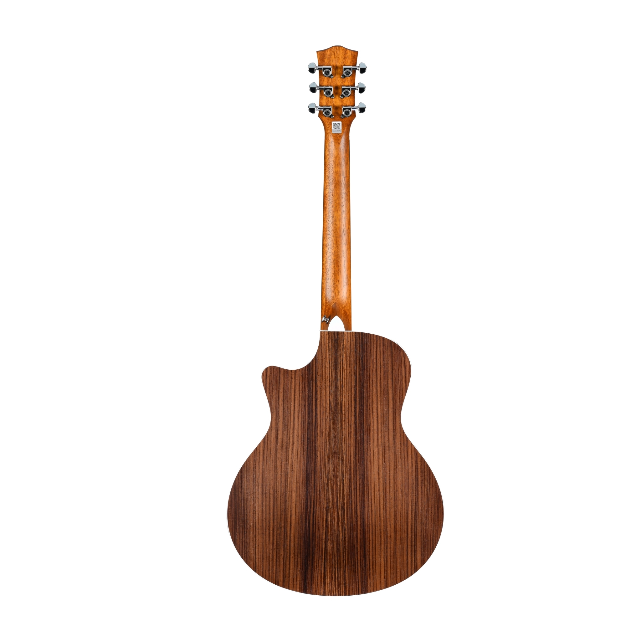 Kepma FC Mini SR Elite Series 36 inch Solid Top Cutaway Travel Acoustic Guitar - Natural Rosewood