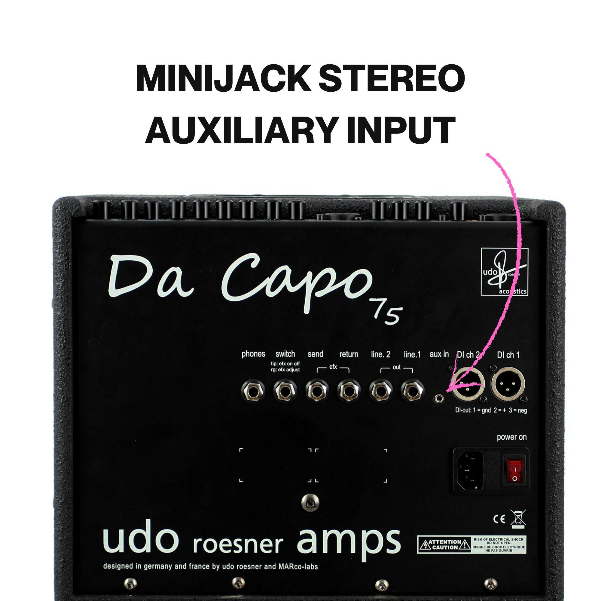 Udo Roesner Da Capo 75 Acoustic reference amplifier