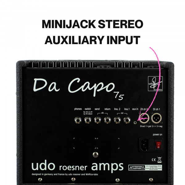 MINIJACK STEREO AUX INPUT