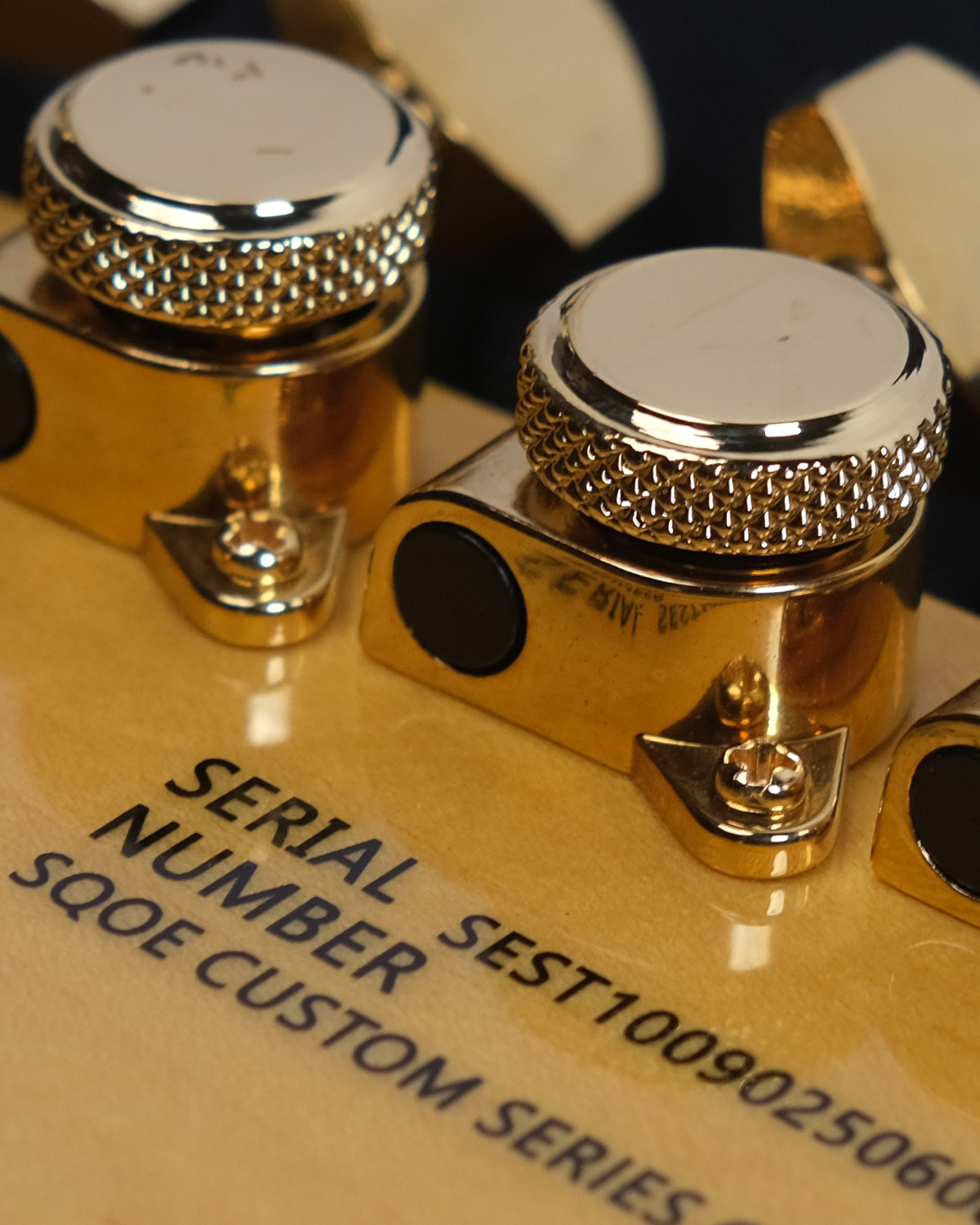 SQOE SEST1009 HSS - Black gold HARDCASE WITH KIT