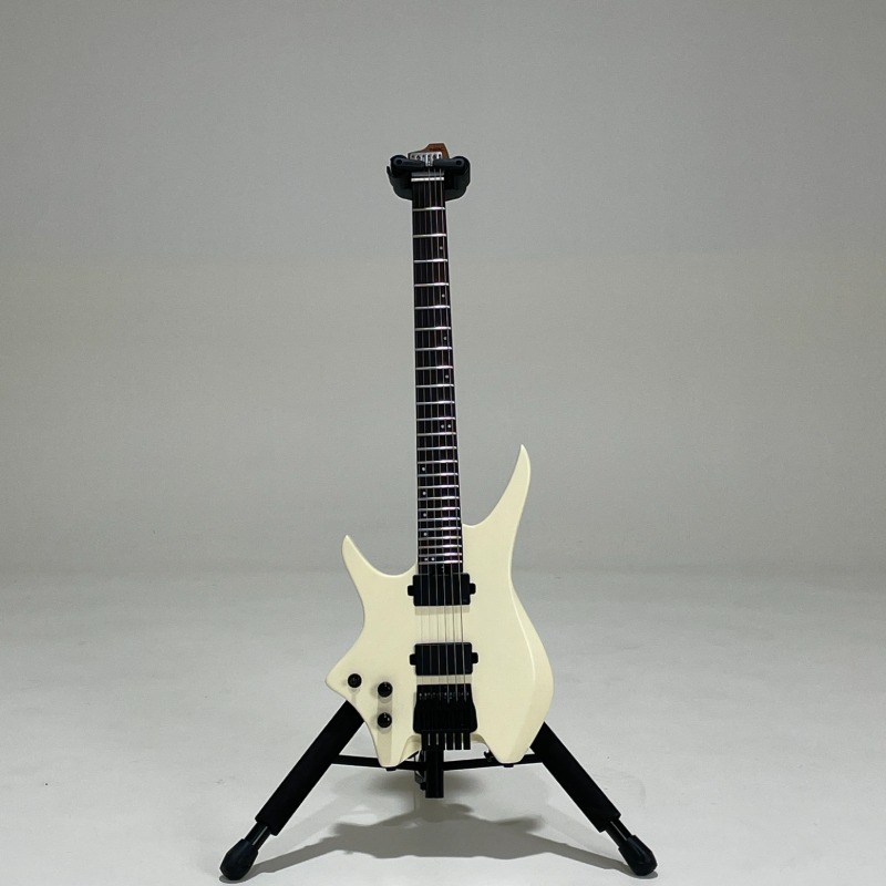 HEX N400L S IVORY WHITE LEFT HANDED - STAINLESS STEEL FRETS