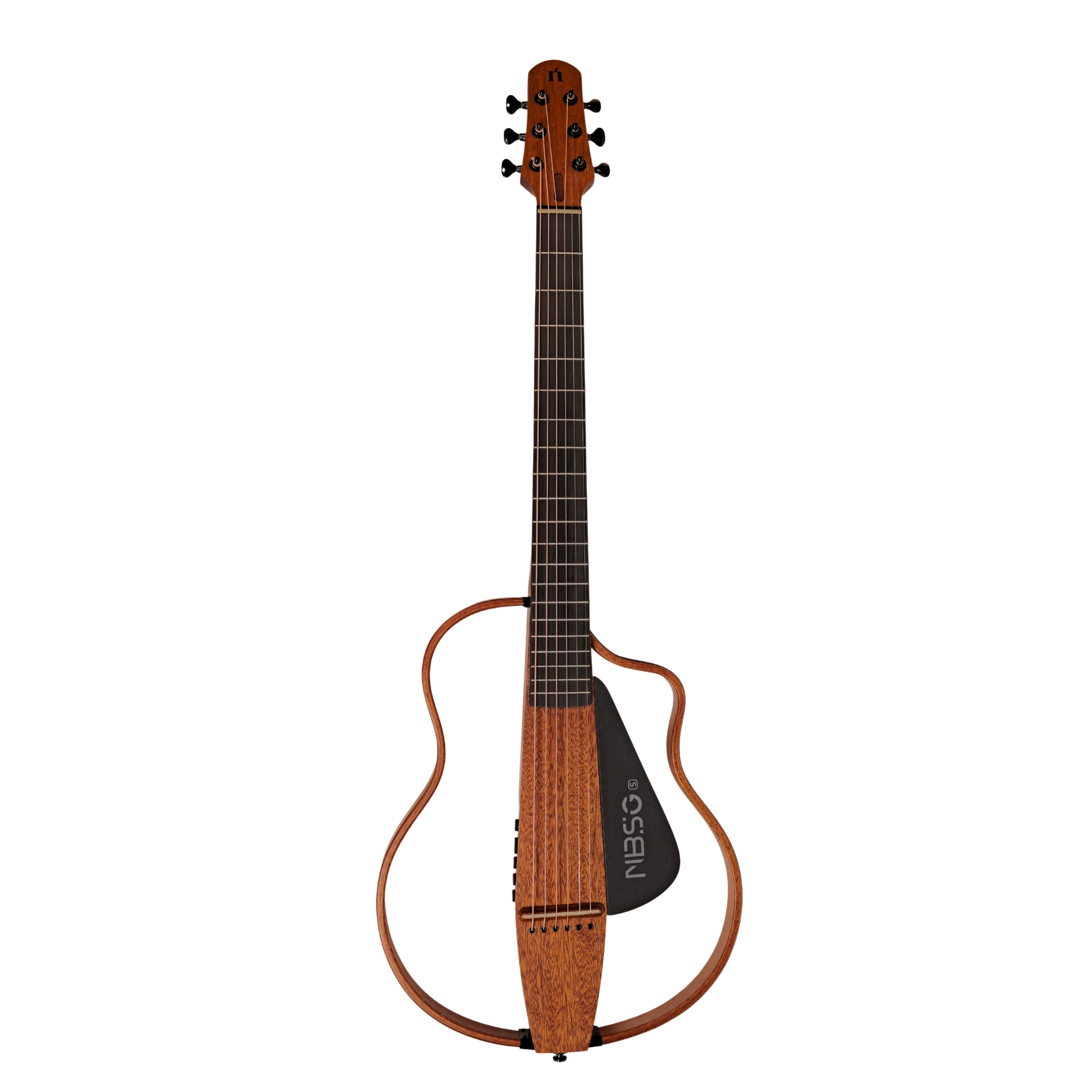 Natasha NBSG-S Silent Steel string Guitar   Solid Mahogany