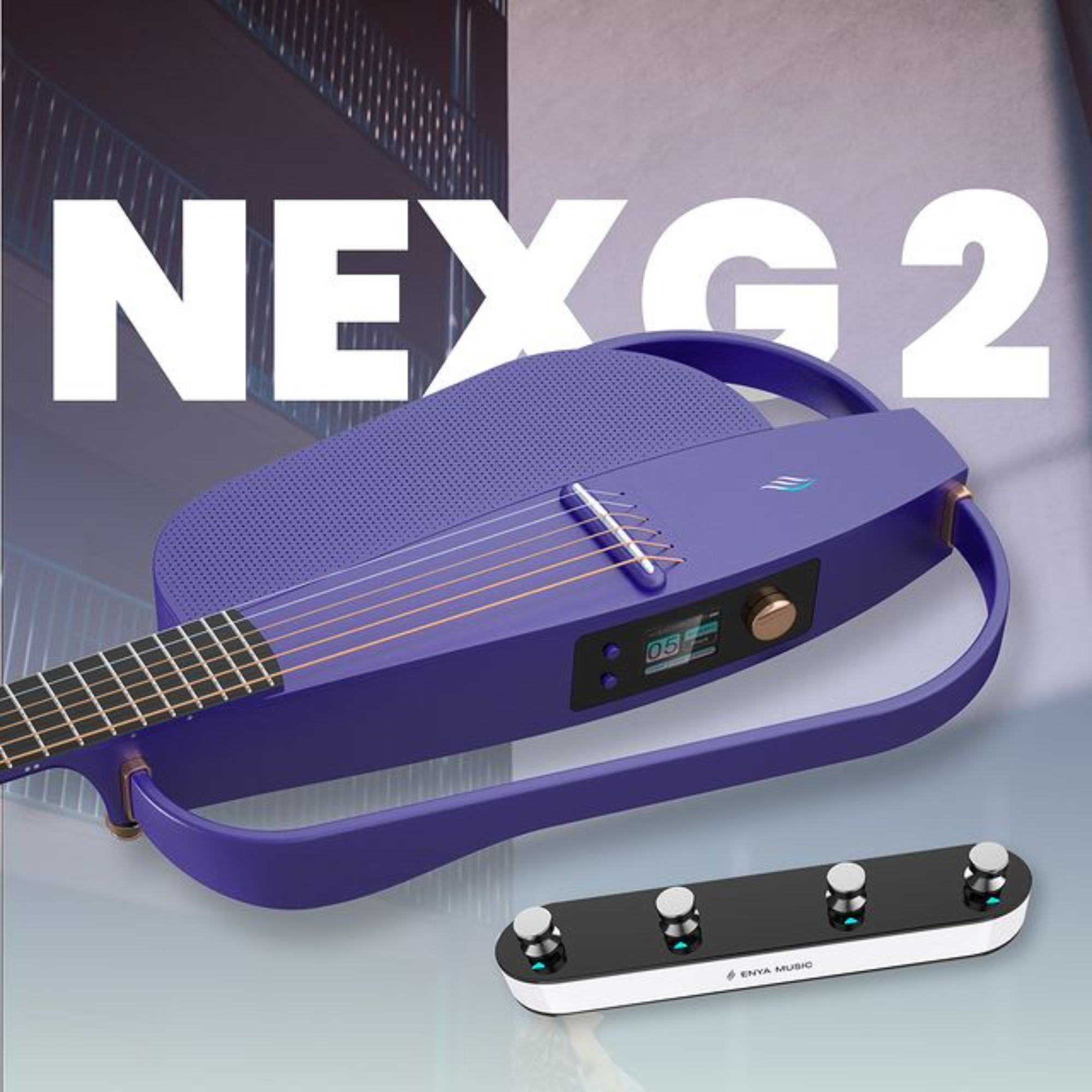 Enya NexG 2 Smart guitar Purple