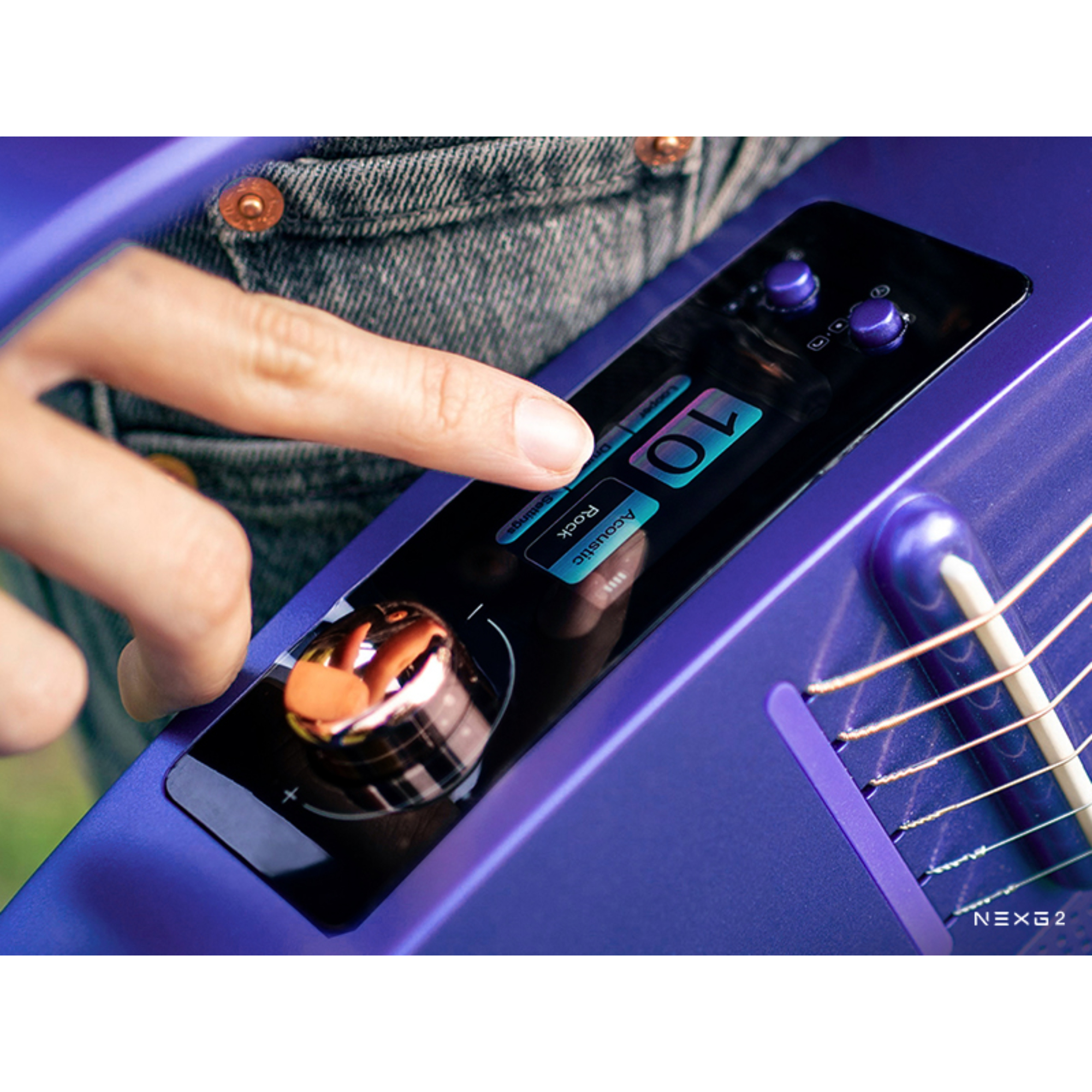 Enya NexG 2 Smart guitar Purple