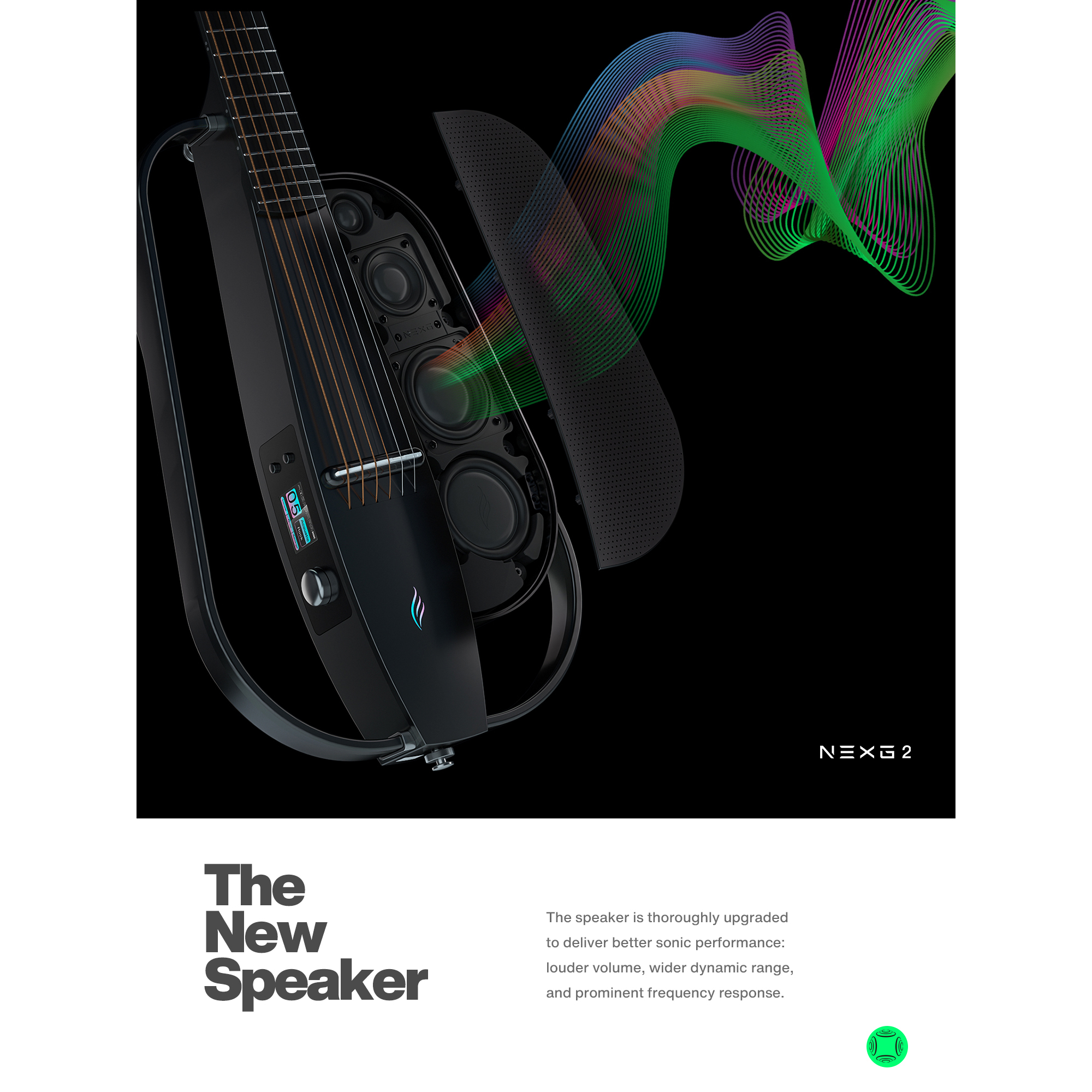 Enya NexG 2 Smart guitar Black