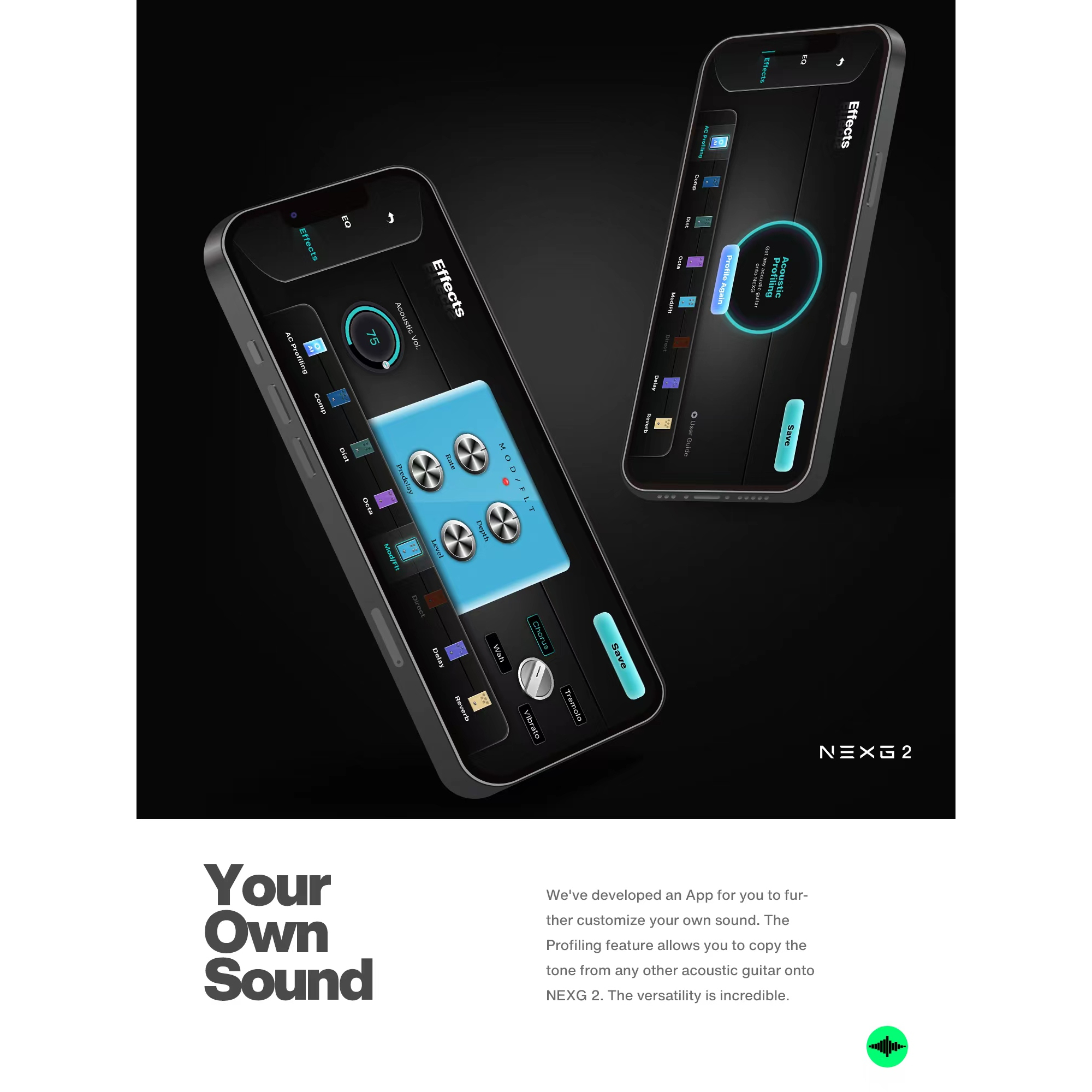 Enya NexG 2 Smart guitar Black