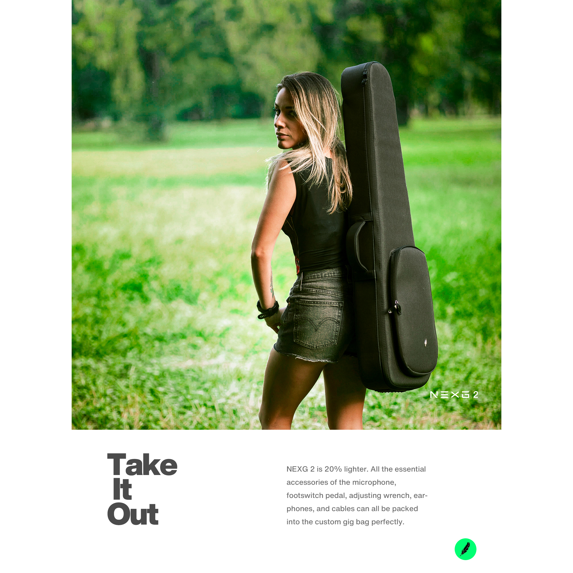 Enya NexG 2 Smart guitar Black