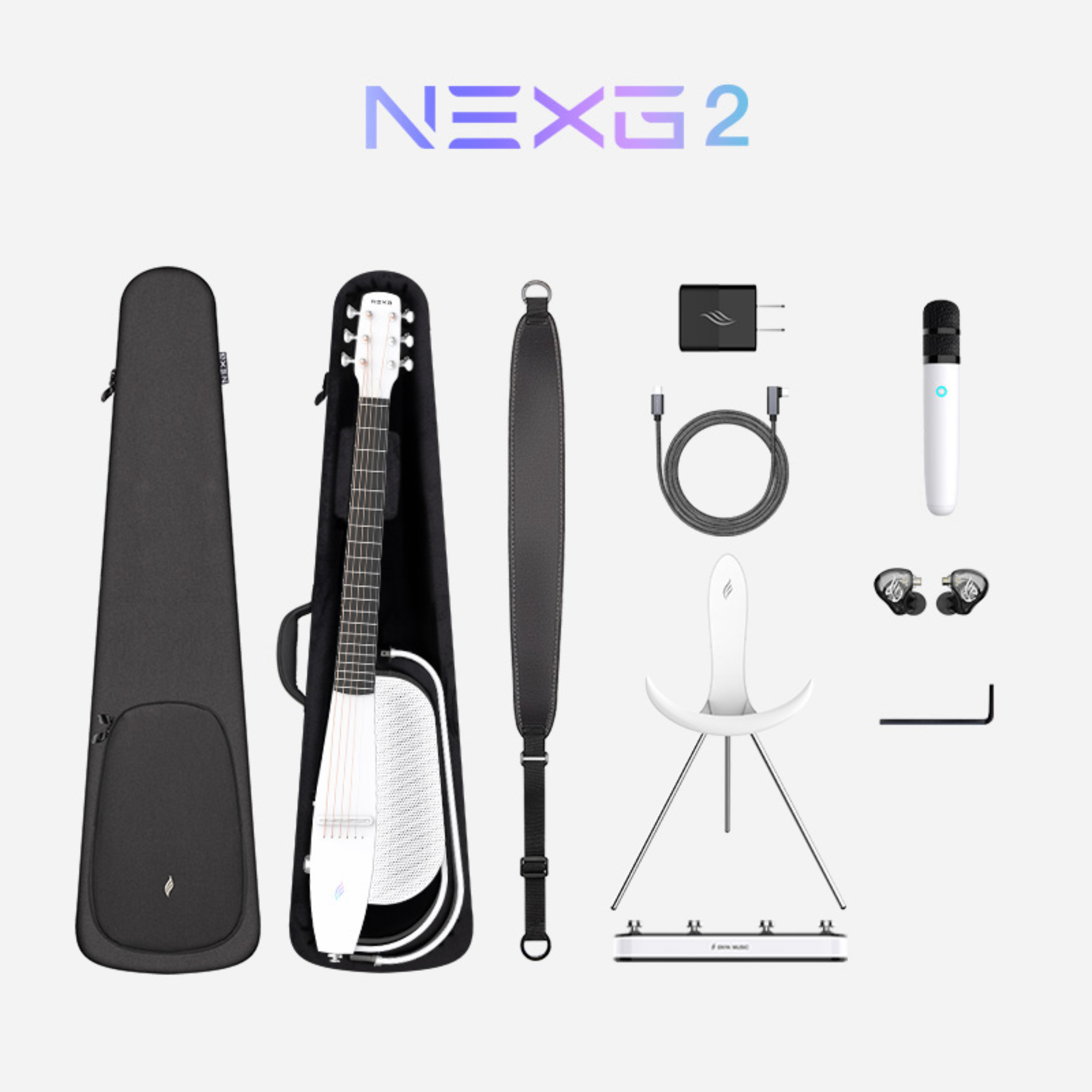 Enya NexG 2 Smart guitar White