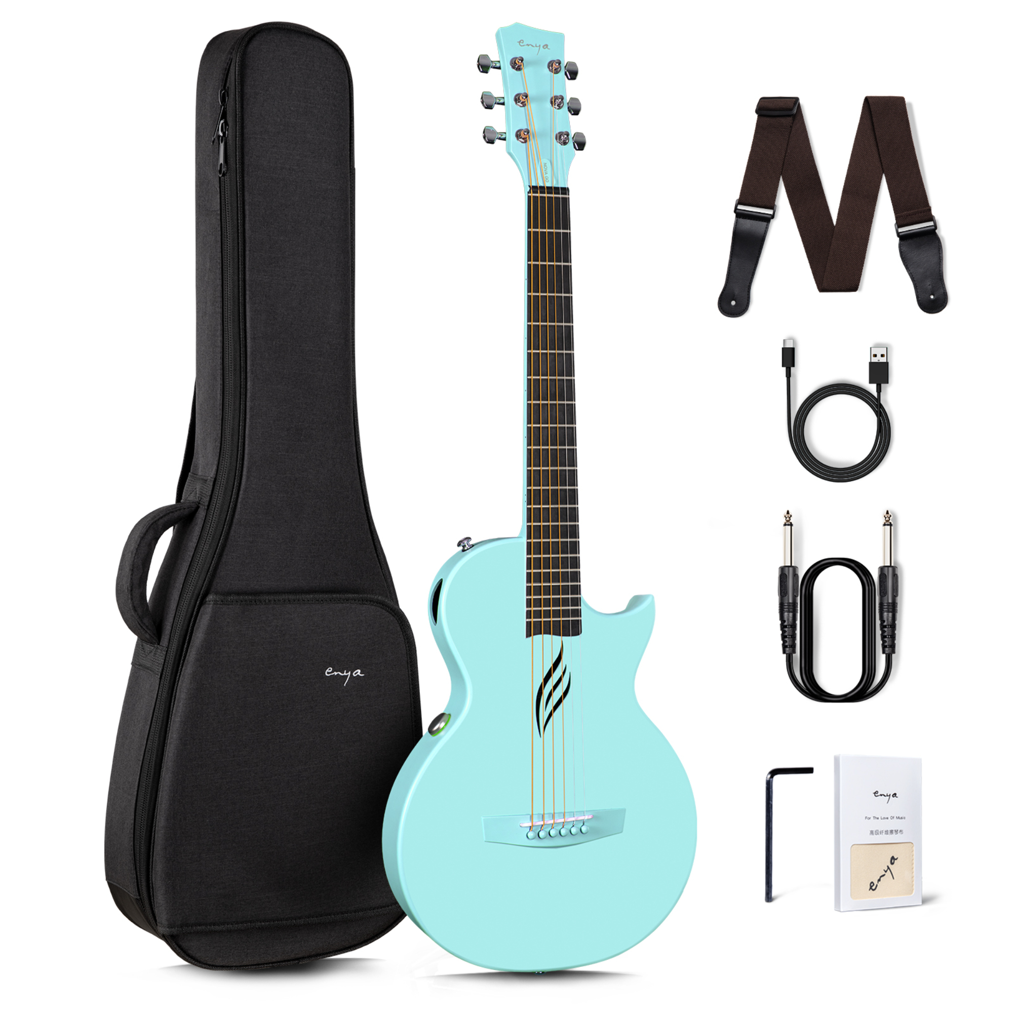 Enya Nova GO SP1 Blue - Transacoustic with APP connectivity