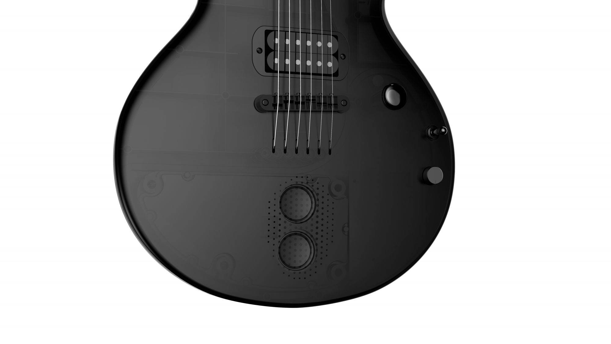 Enya Nova GO Sonic smart electric guitar Black exclusive thickened bag Type-C charging cable
