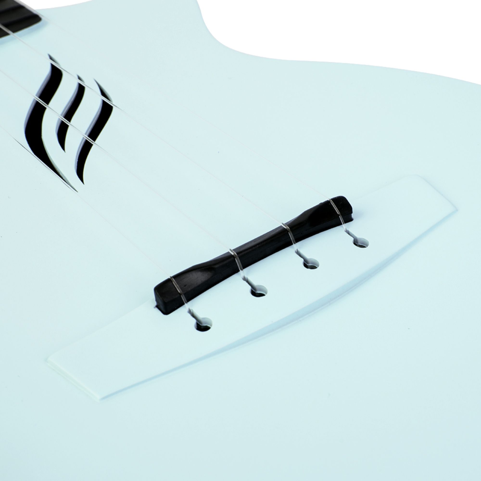 Enya Concert Nova UE Carbon Fiber Travel Ukulele with AcousticPlus- Blue Matt