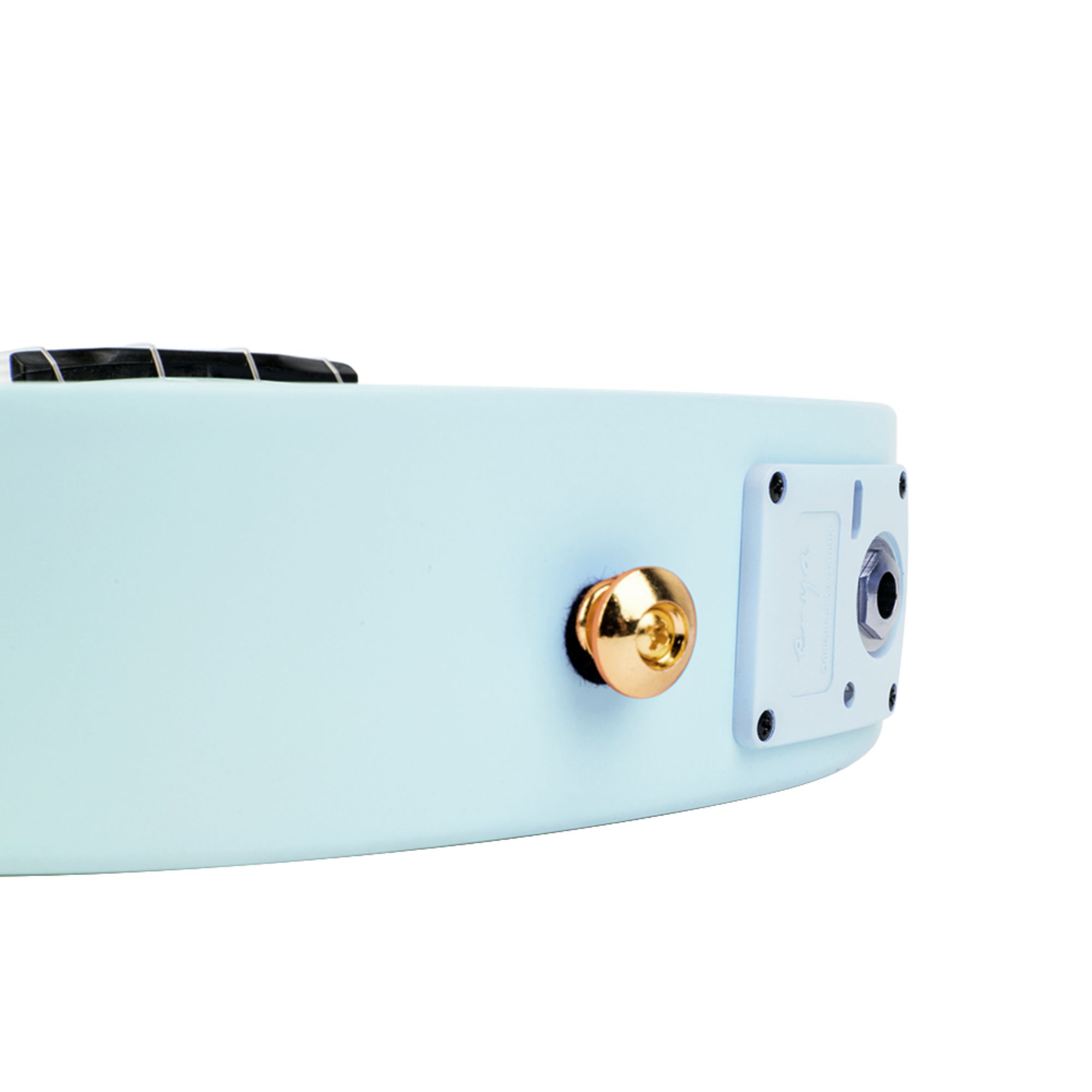 Enya Concert Nova UE Carbon Fiber Travel Ukulele with AcousticPlus- Blue Matt