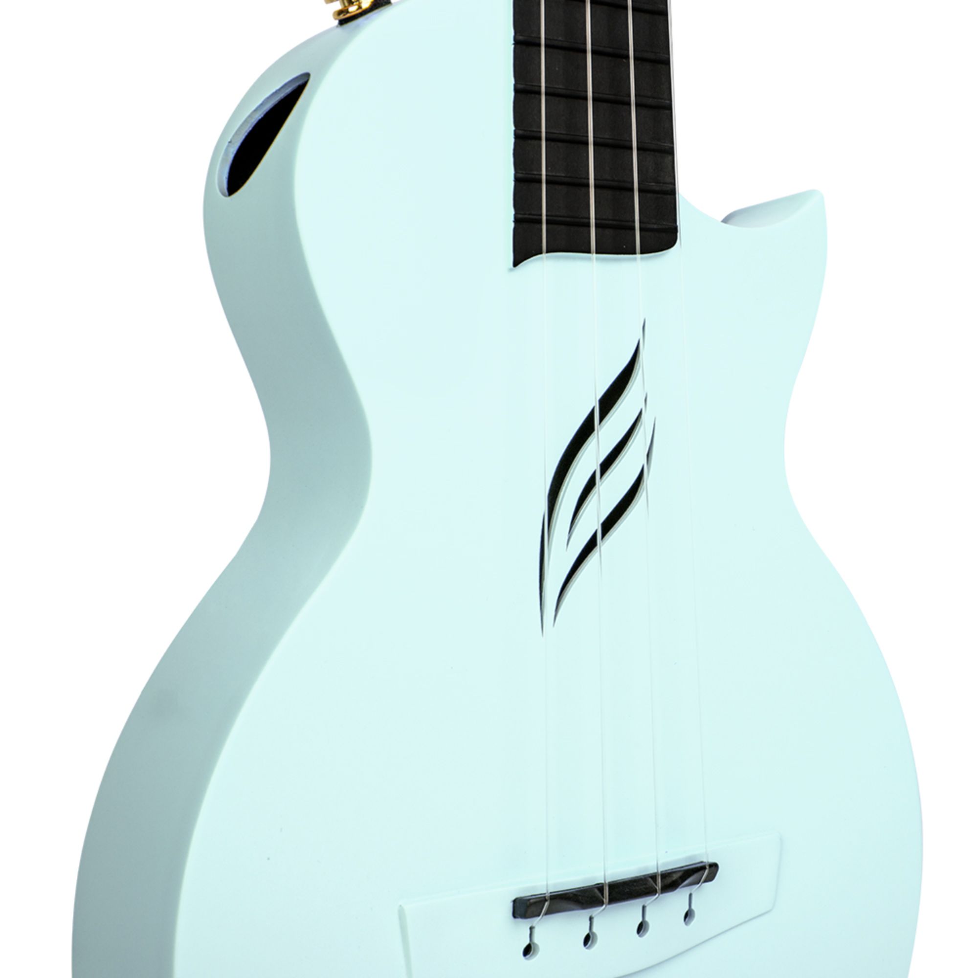 Enya Concert Nova U Carbon Fiber Travel Ukulele-Blue Matt
