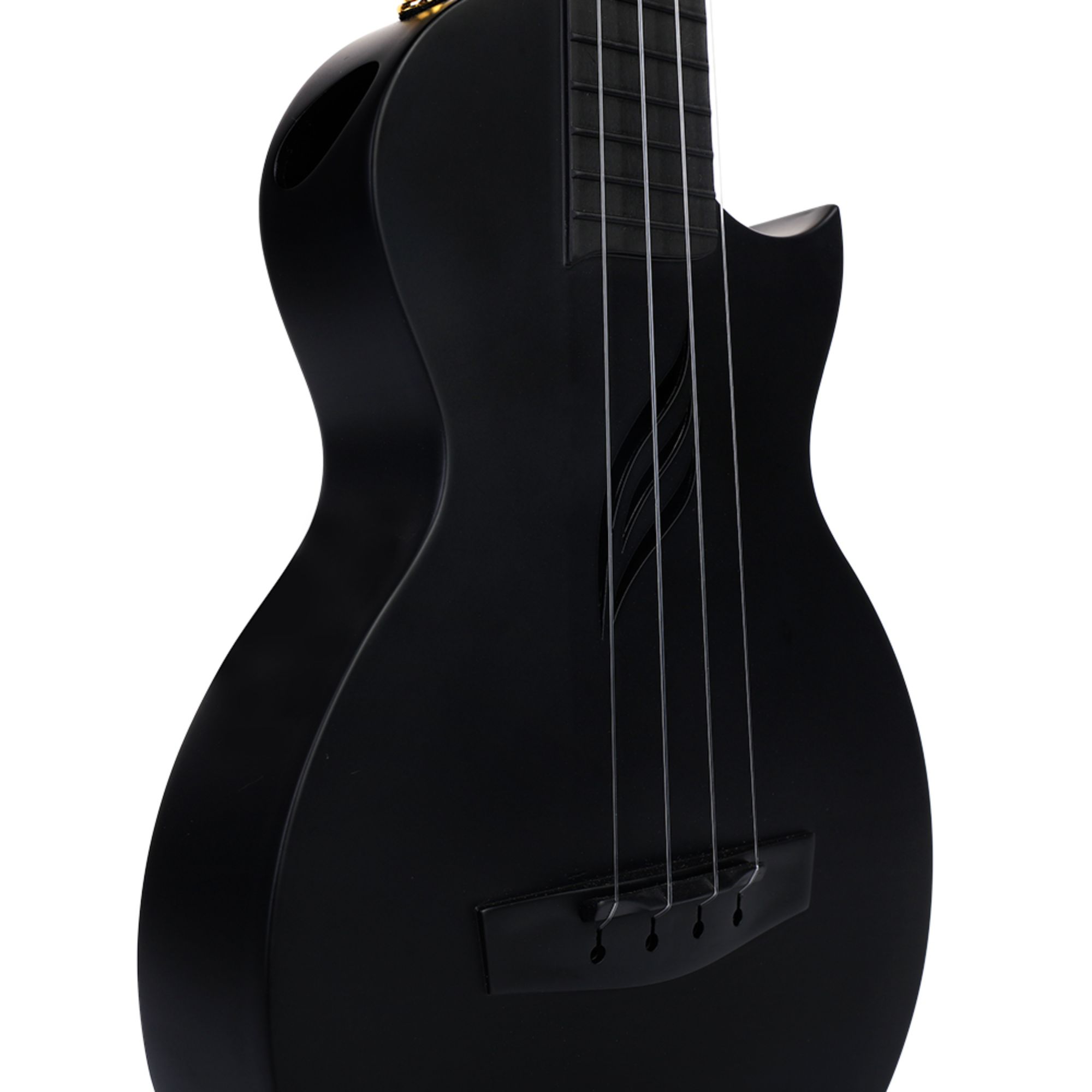 Enya Concert Nova U Carbon Fiber Travel Ukulele- Black