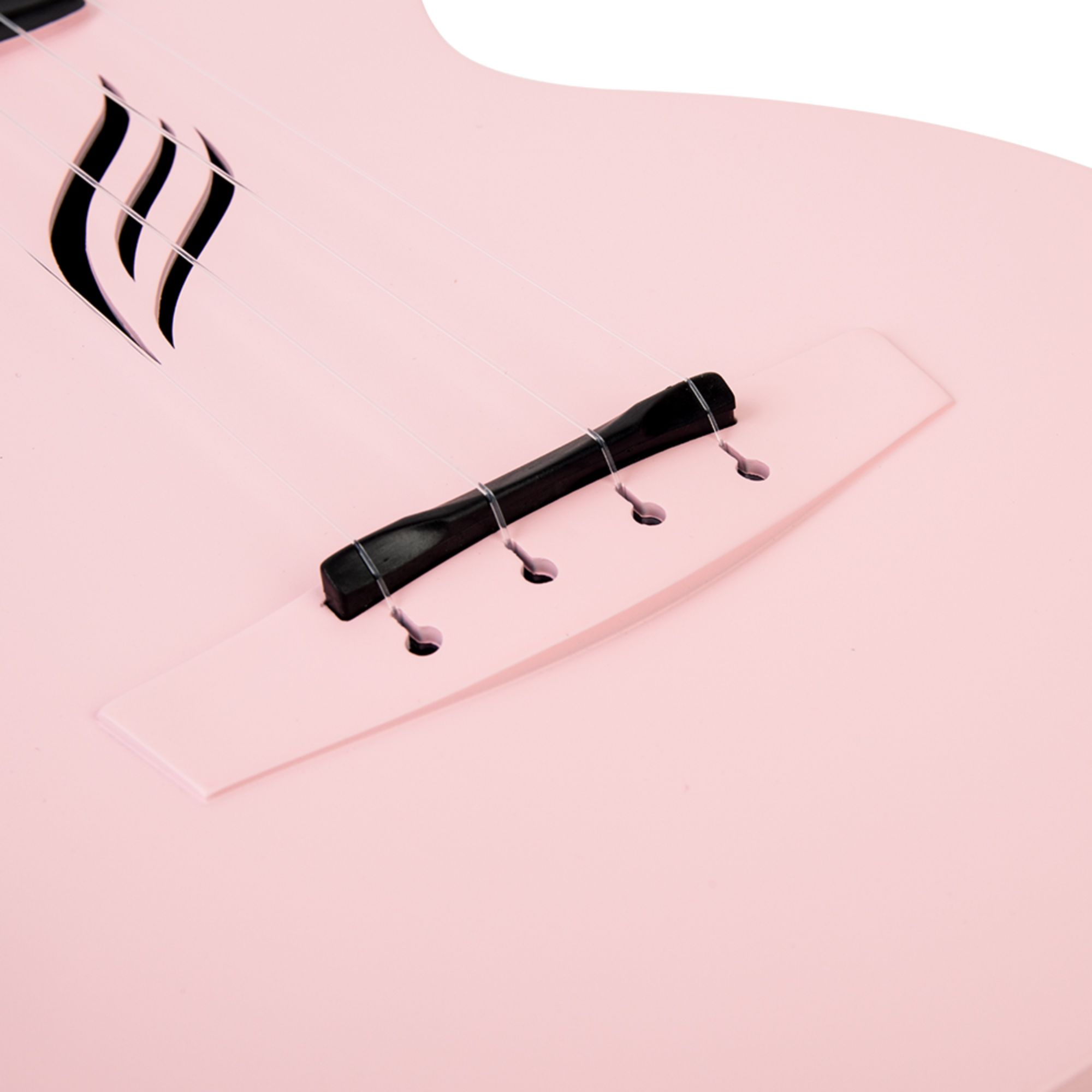 Enya Concert Nova U Carbon Fiber Travel Ukulele-Pink Matt
