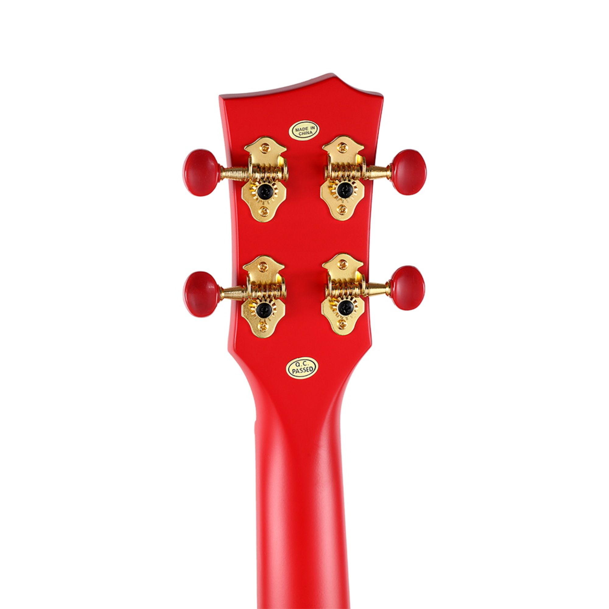 Enya Concert Nova UE Carbon Fiber Travel Ukulele with AcousticPlus- Red