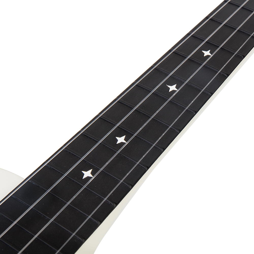 Enya Concert Nova U Carbon Fiber Travel Ukulele- White