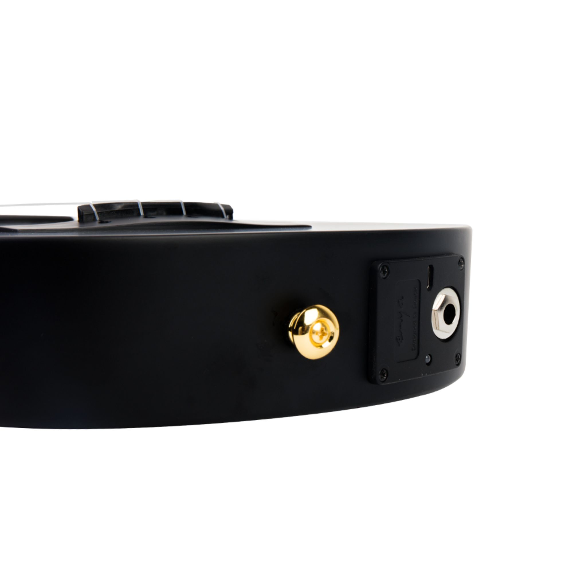 Enya Concert Nova UE Carbon Fiber Travel Ukulele with AcousticPlus- Black