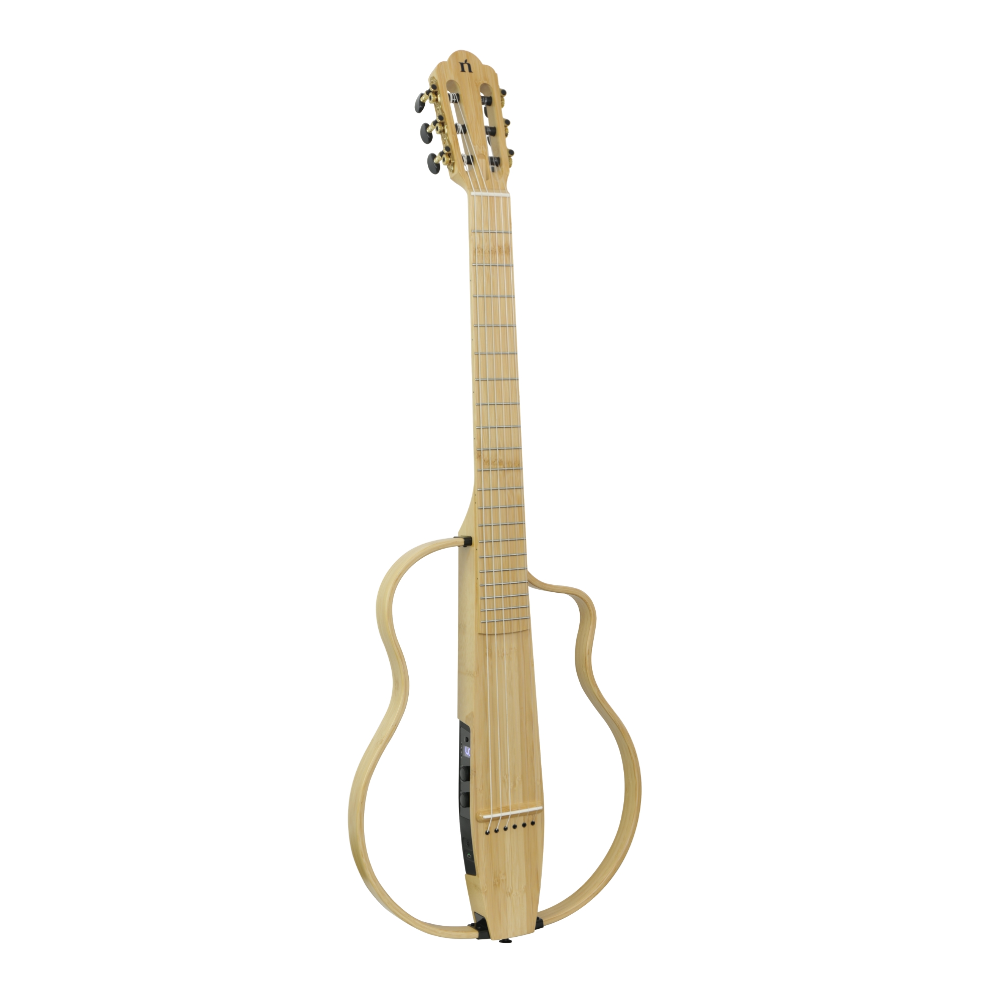 Natasha NBSG Nylon Silent Smart Guitar Bamboo