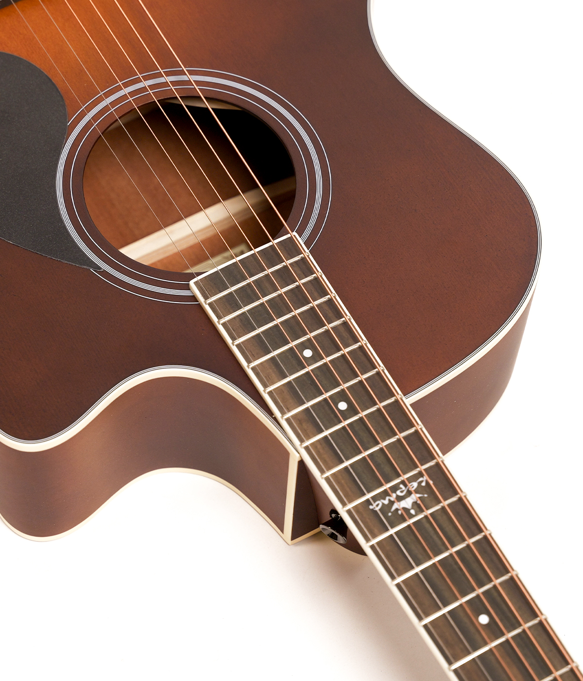 Kepma A1C Acoustic Guitar Crimson satin