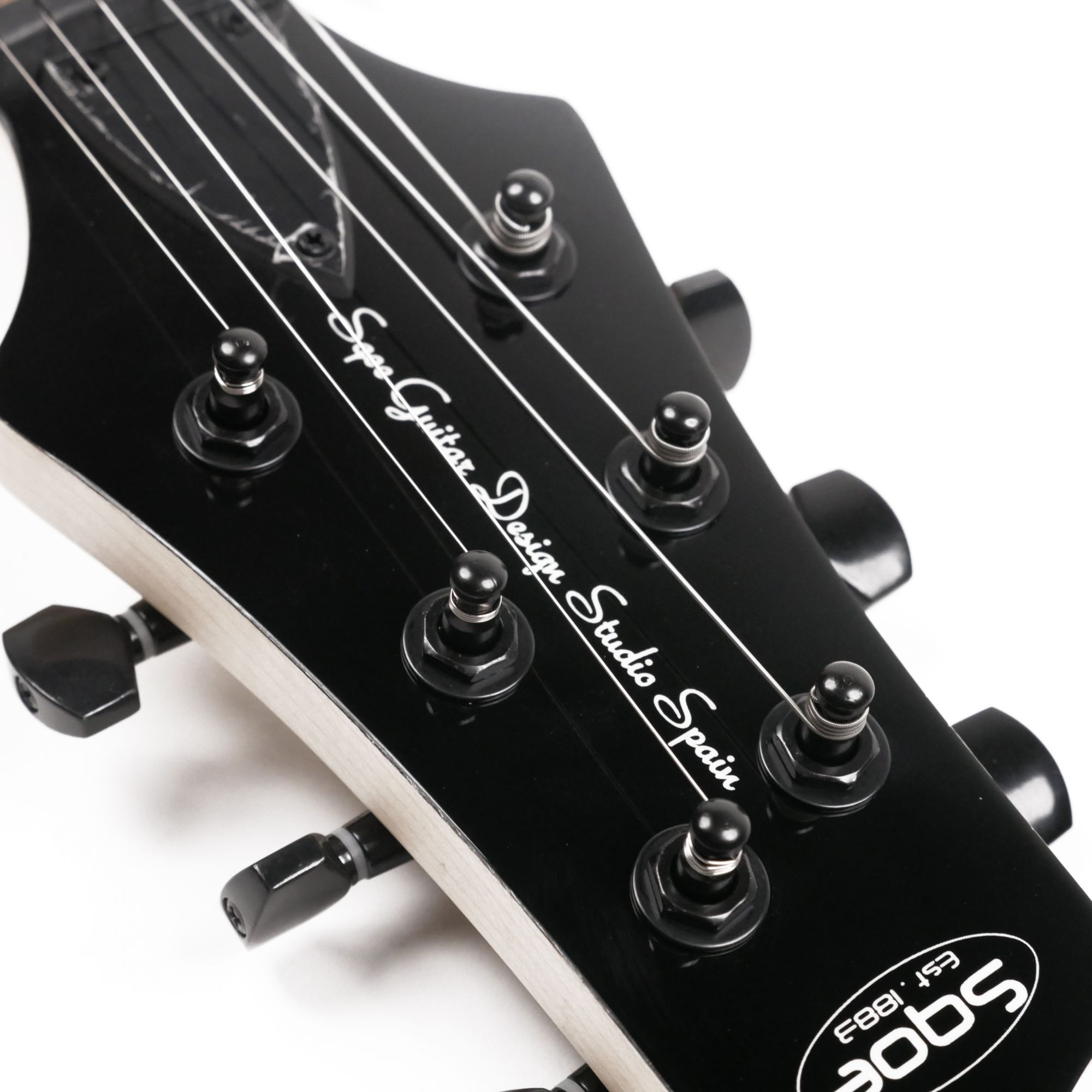 SQOE SEIB350 Black Super Strat series