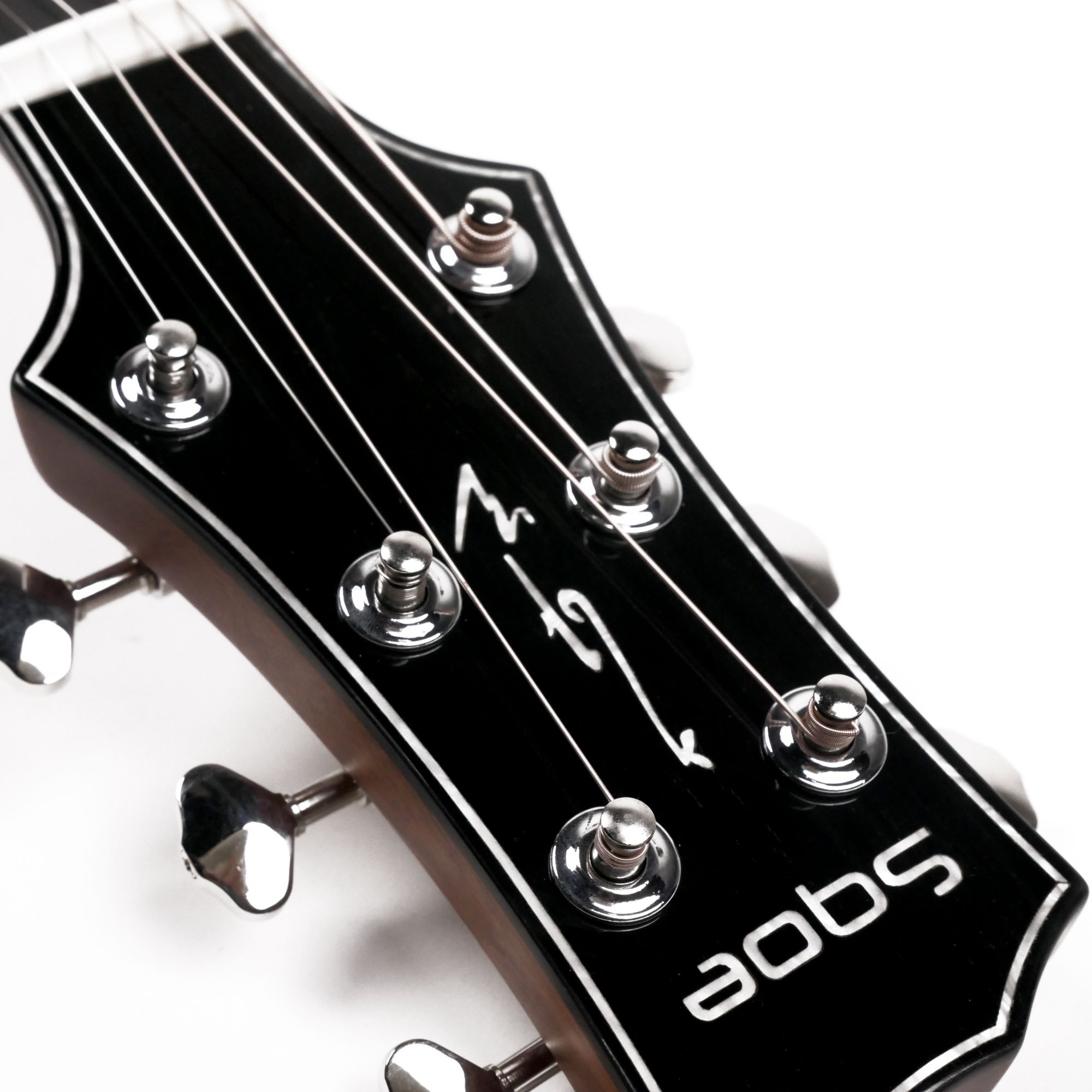 SQOE SQ-PFZL-FG Solid spruce top Acoustic guitar - Vintage Cherry red gloss