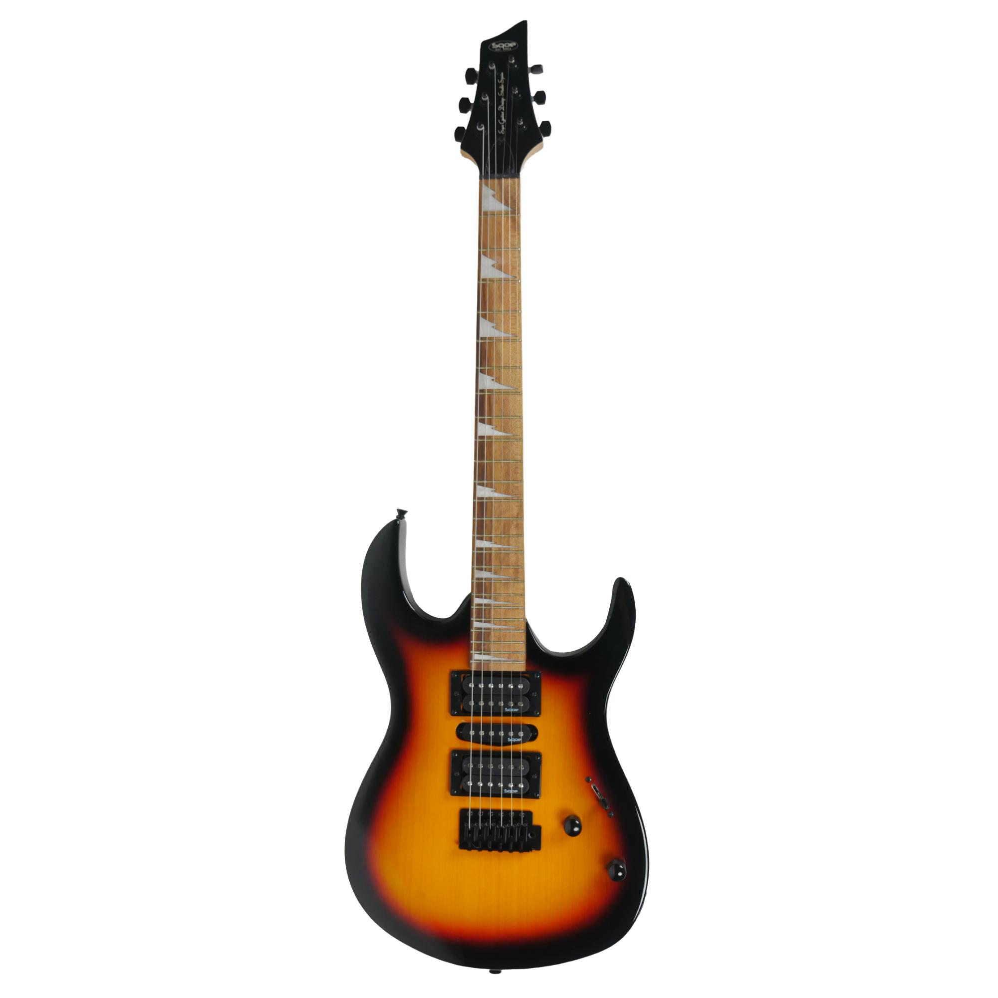 SQOE SEIB370 Sunburst Super Strat series