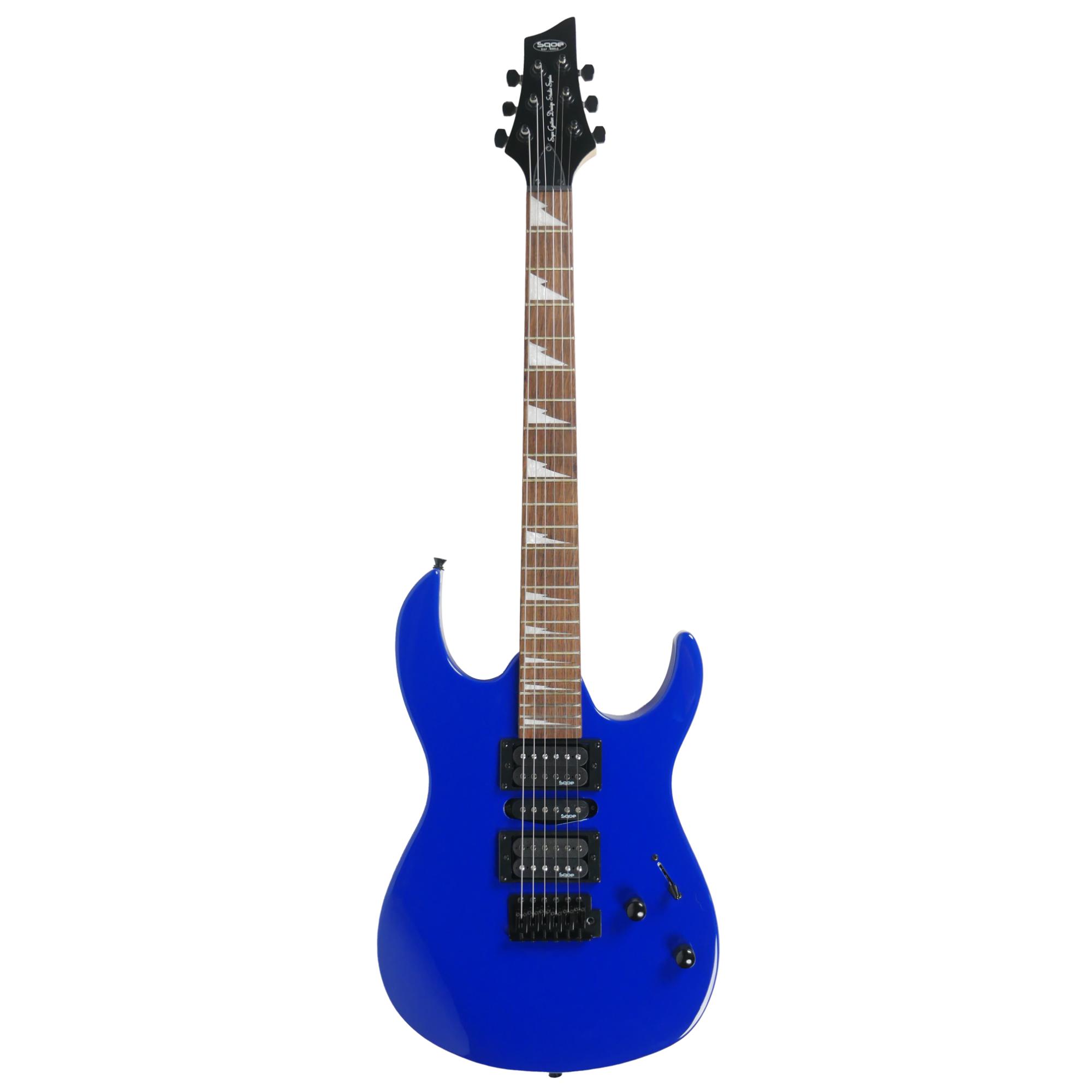 SQOE SEIB370 Royal Blue Super Strat series