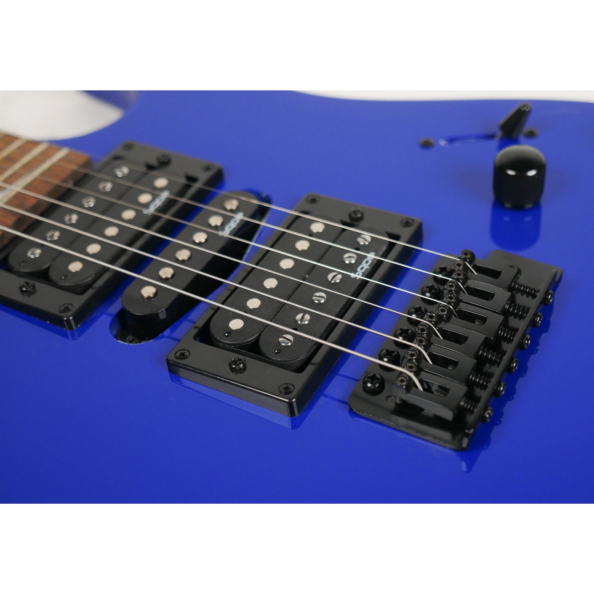 SQOE SEIB370 Royal Blue vintage 6-saddle tremolo bridge