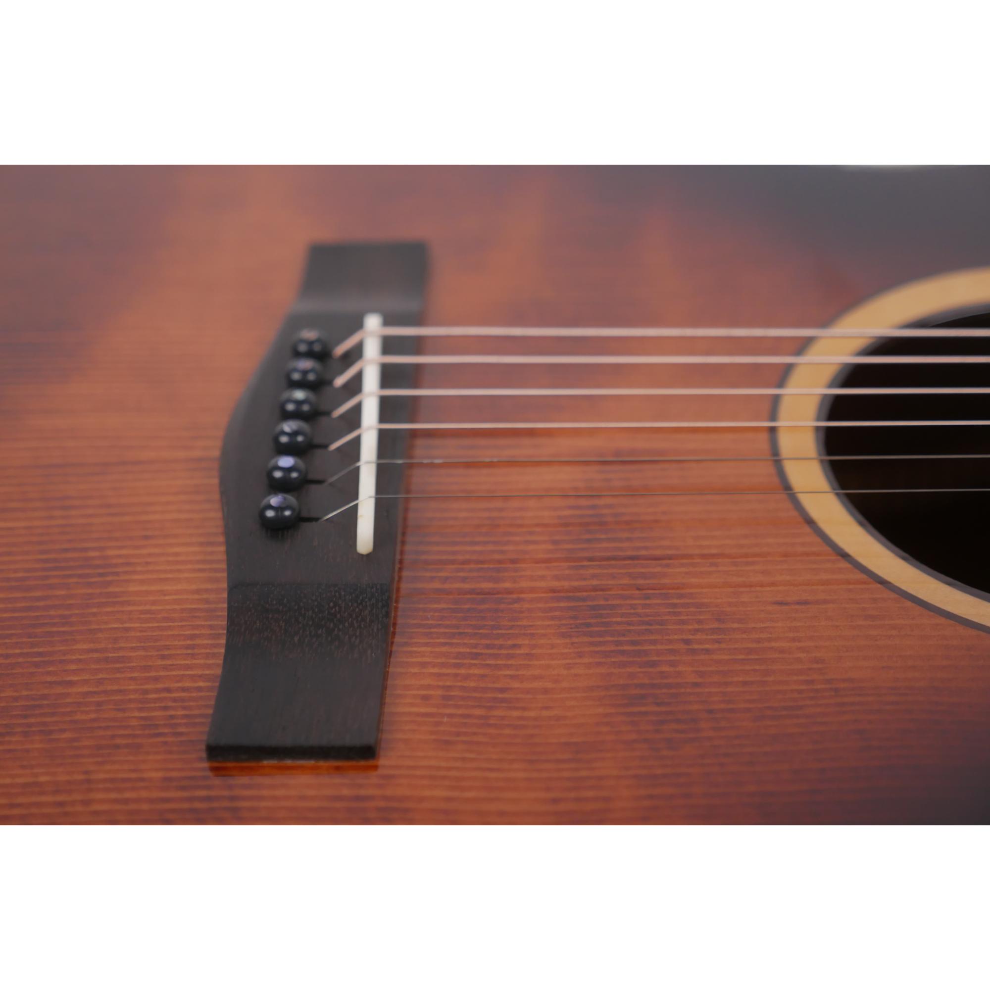 SQOE SQ-PFZL-A8FG All solid Acoustic guitar with kit