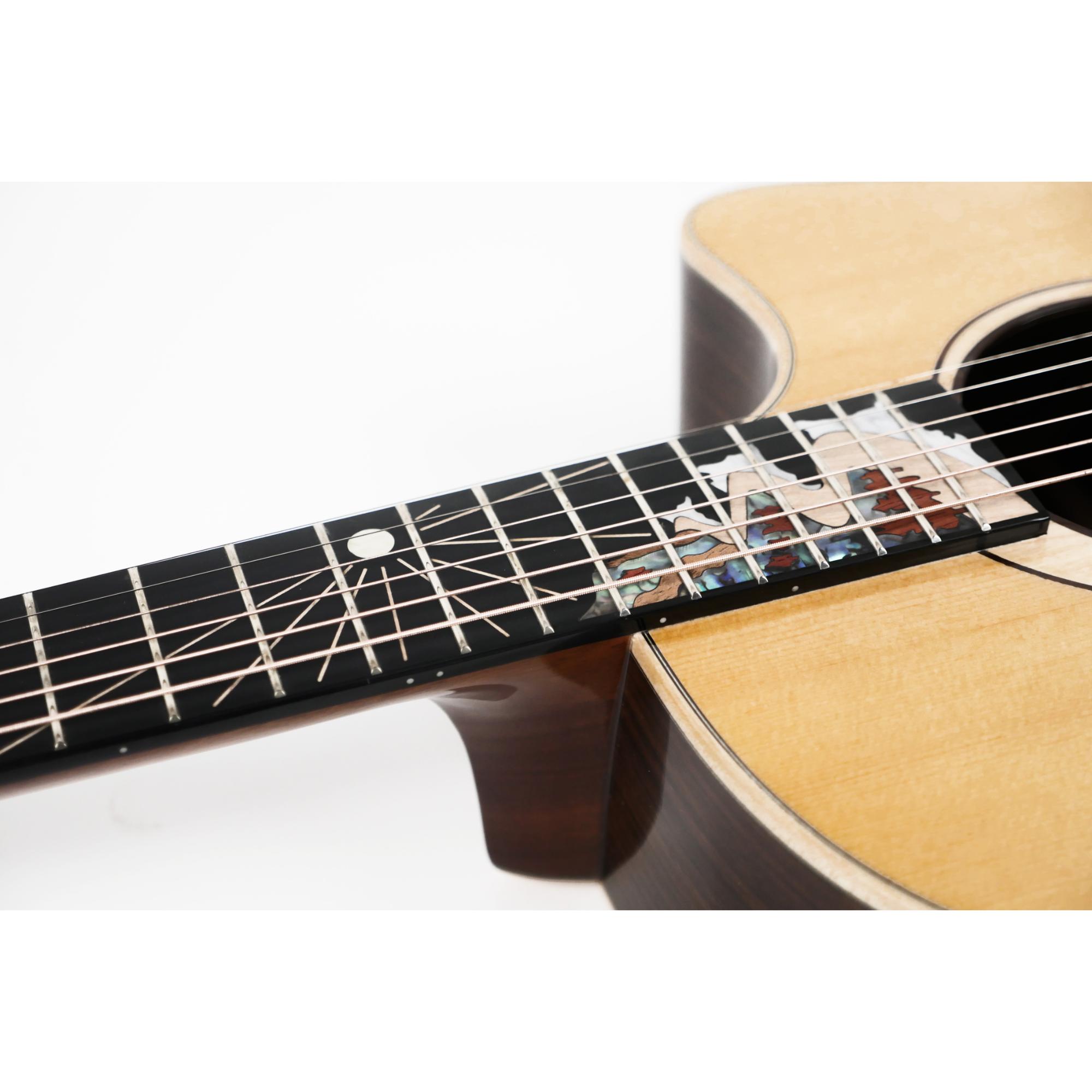 SQOE SQ-PFZL-GAC Natural Rosewood back and sides Acoustic guitar with kit