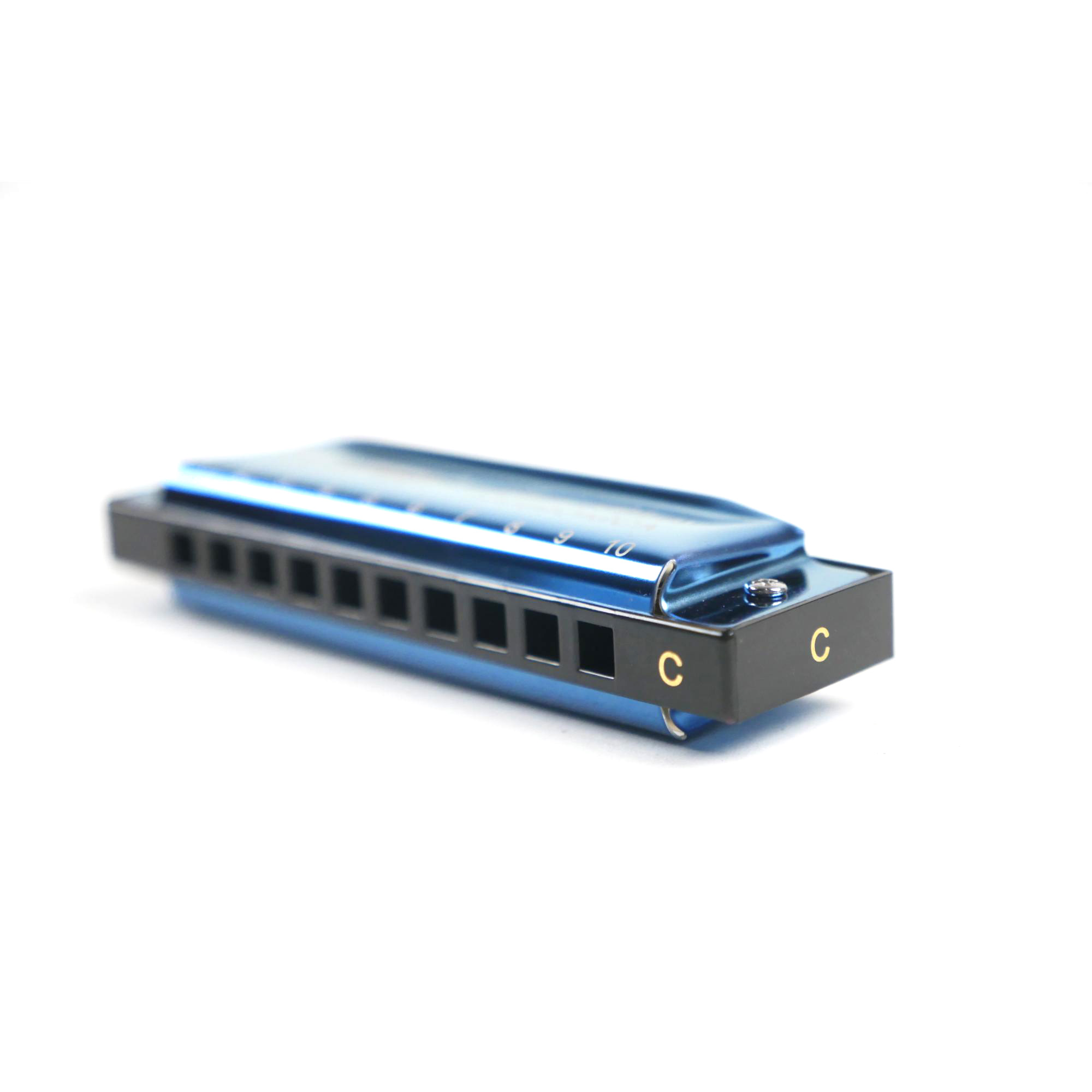 East top Harmonica Blue colour Blues Diatonic Harmonica Mouth Organ Key of C 10 Holes 20 Tones Harmonica For Adults Kids Beginners Professionals and Students