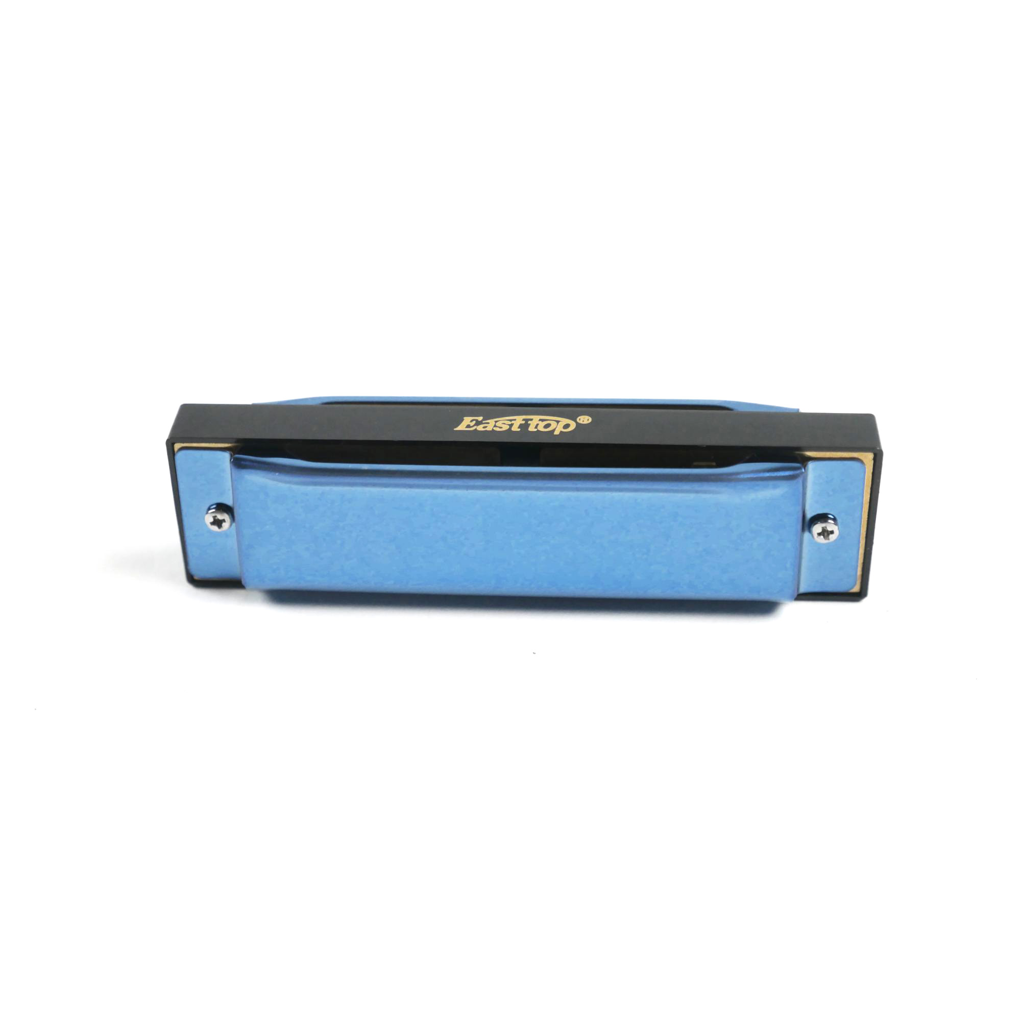 East top Harmonica Blue colour Blues Diatonic Harmonica Mouth Organ Key of C 10 Holes 20 Tones Harmonica For Adults Kids Beginners Professionals and Students