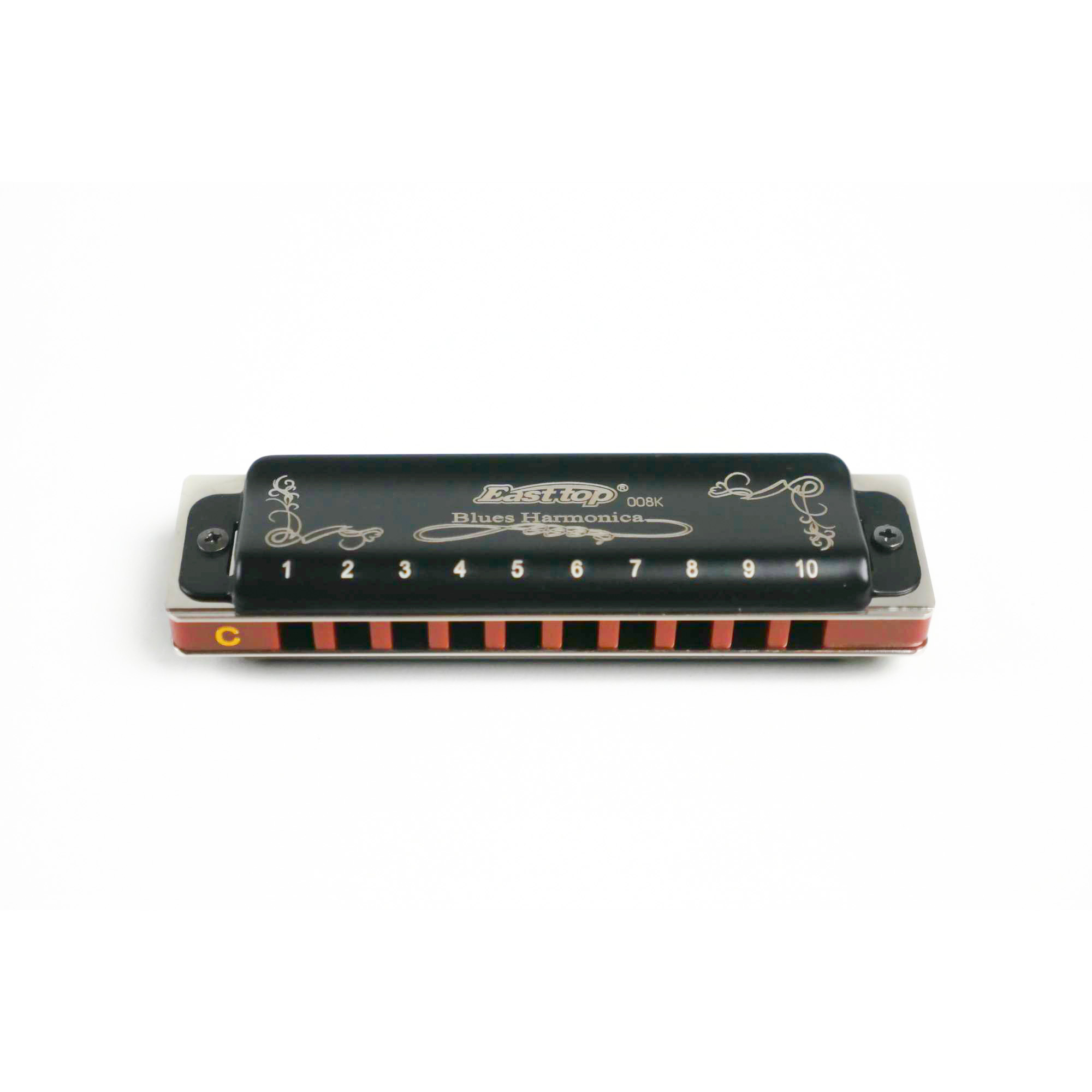 East top T008K Diatonic Blues Mouth Organ Harmonica Key of C