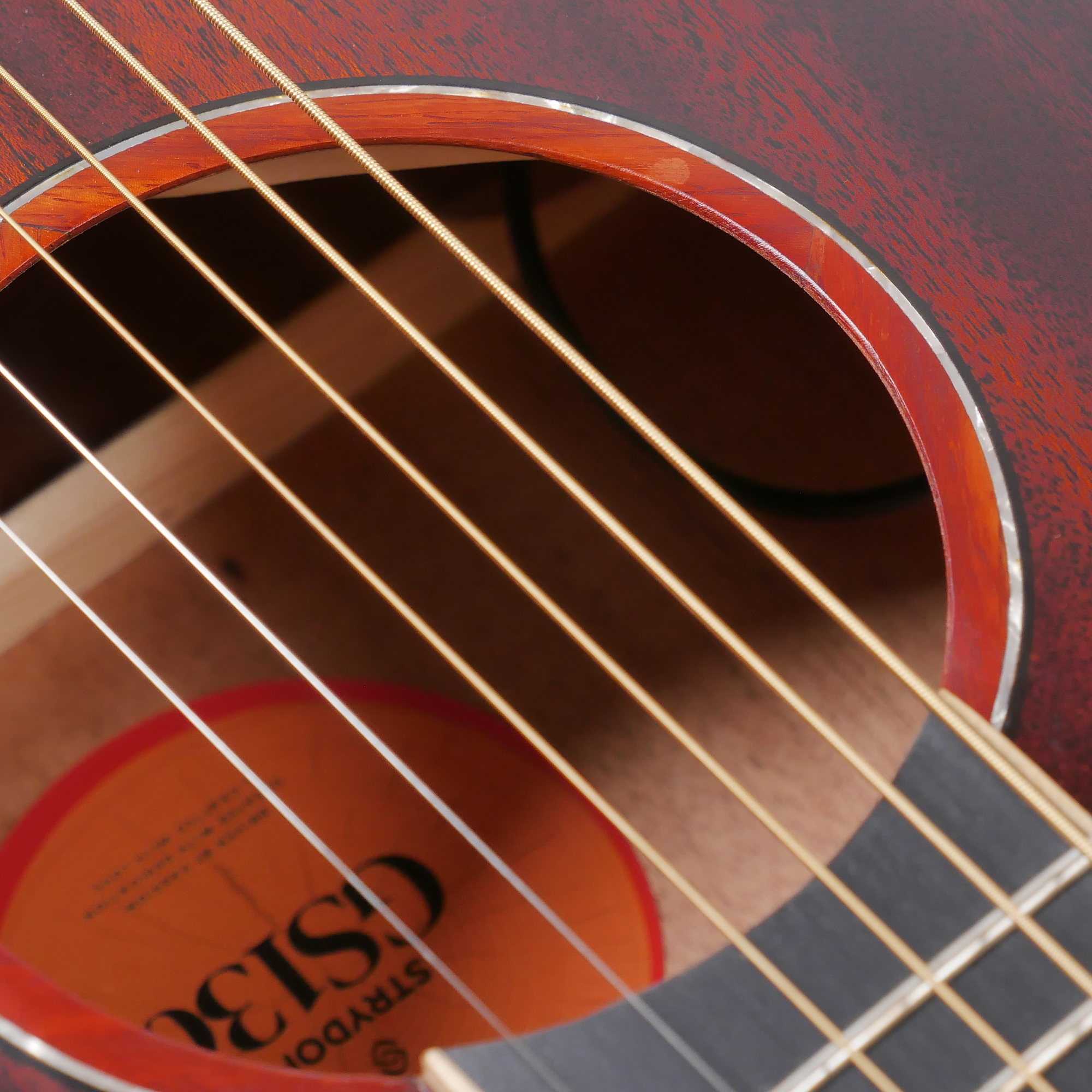 Strydom GS136E Semi-acoustic guitar Wild Honey all Mahogany