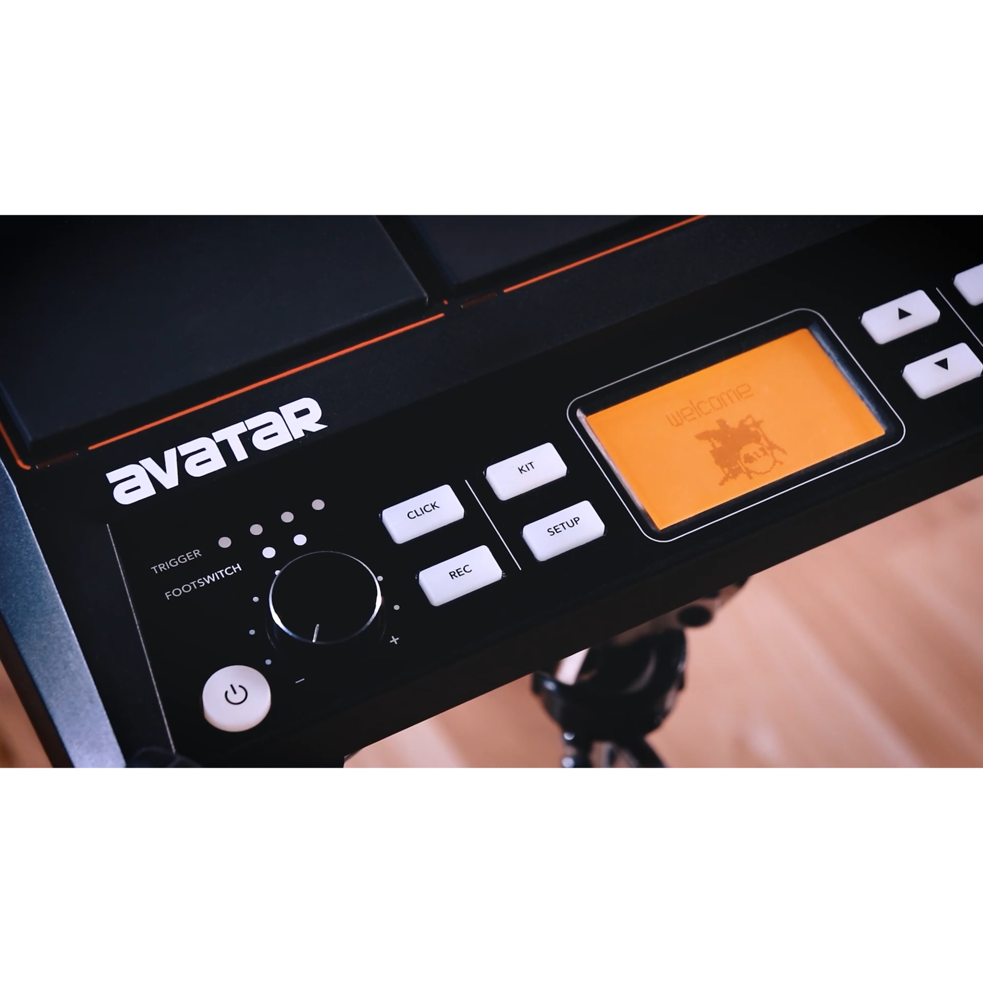 Avatar PD705 Sample Pad Portable Multipad for Drummers With 9 Velocity Sensitive Drum Pads 592 Percussion Sounds Support USBMIDI In OutAUX