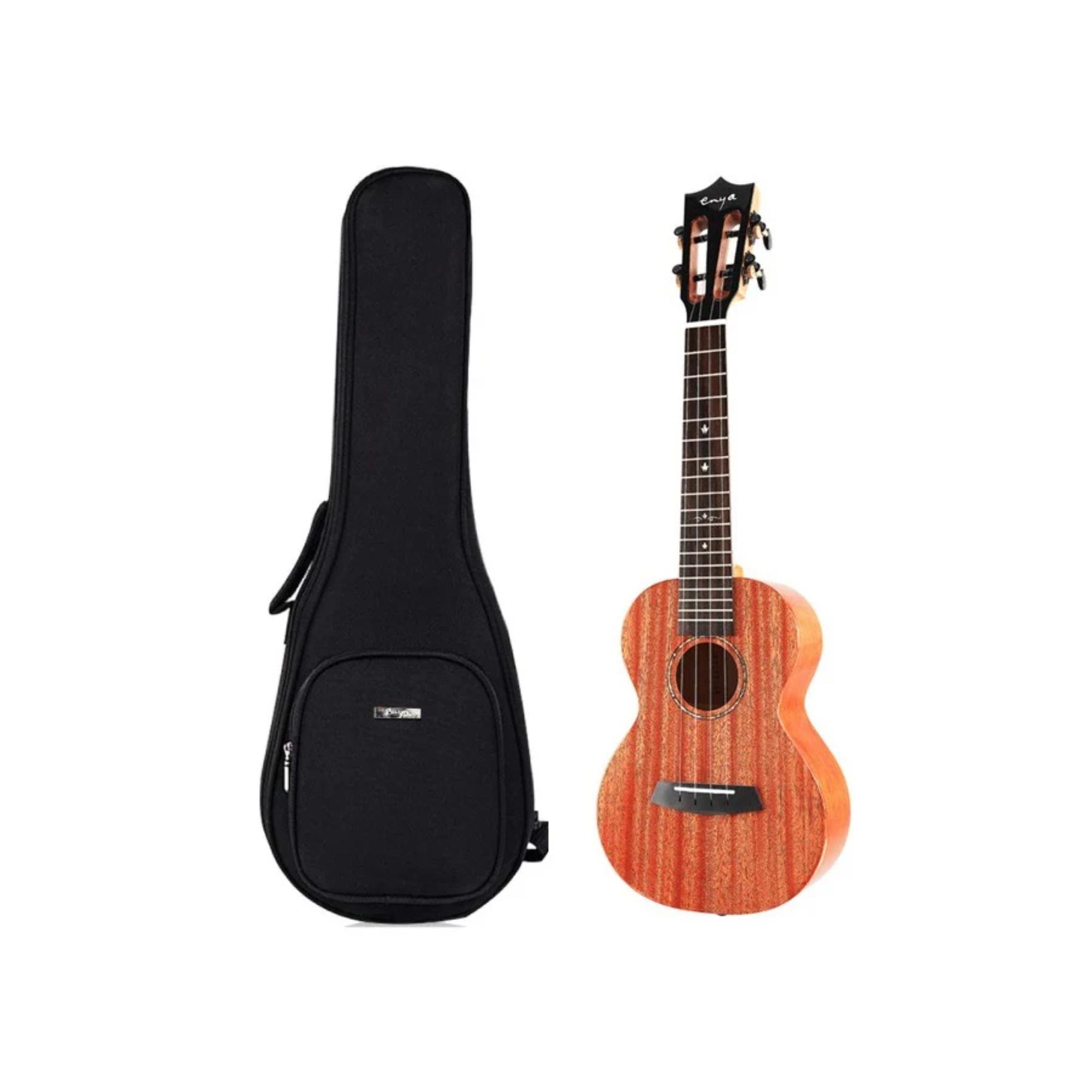 Enya EUC MAD EQ Concert Solid Mahogany Ukulele - Natural